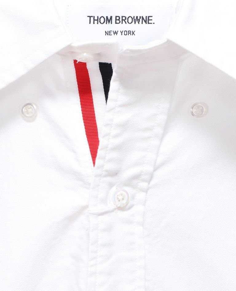 トム ブラウン シャツ ホワイト オックスフォード - THOM BROWNE | THÉM