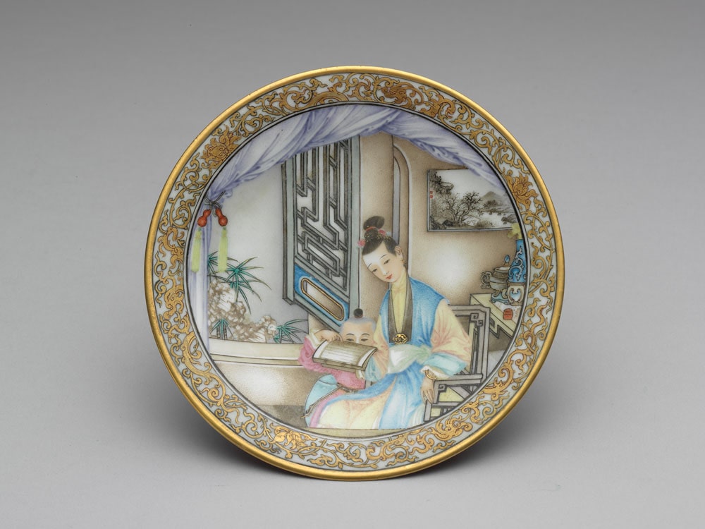 風格の物語─乾隆年製琺瑯彩磁器特別展_新しい様式と装飾