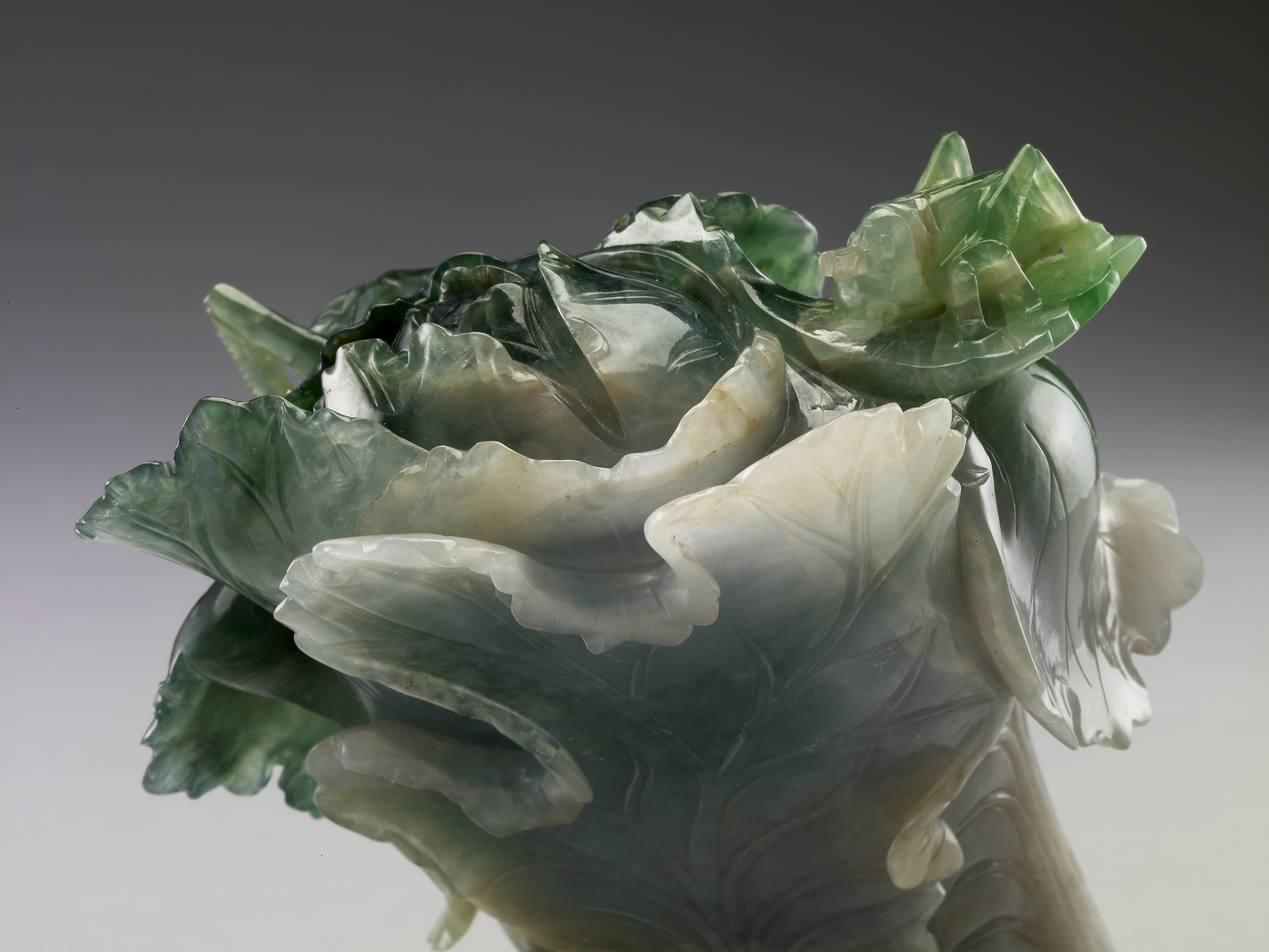 国立故宮博物院 3D文物鑑賞-3D文物-清 翠玉白菜