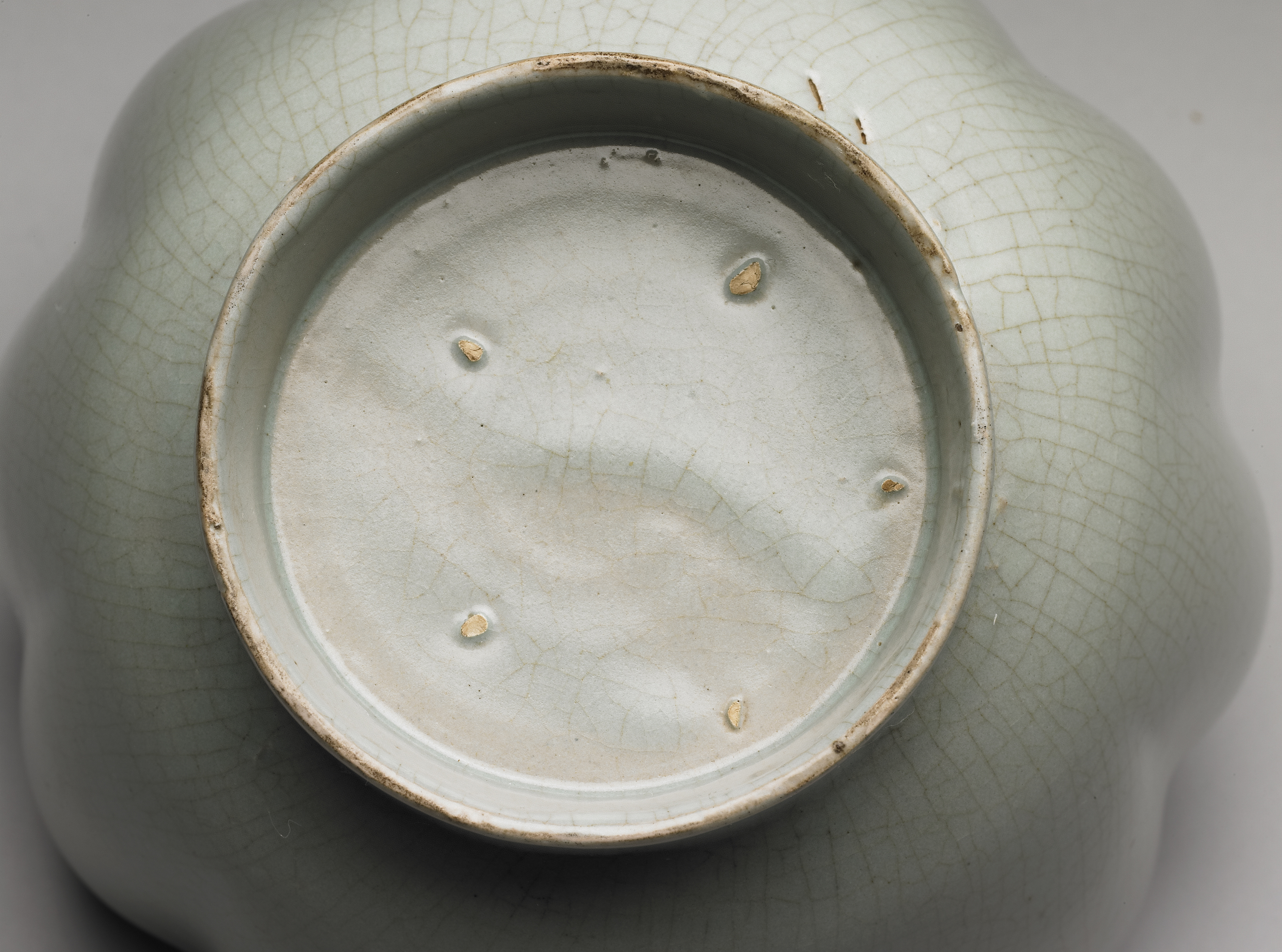 国立故宮博物院 3D文物鑑賞-3D文物-北宋 汝窯 青磁蓮花式温碗