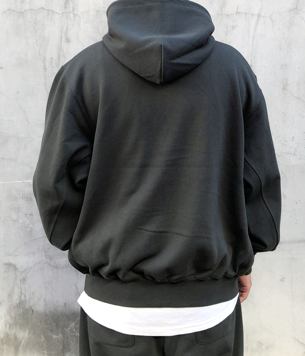 LQQK Studio/SWEAT ZIP HOODIE (BLACK)
