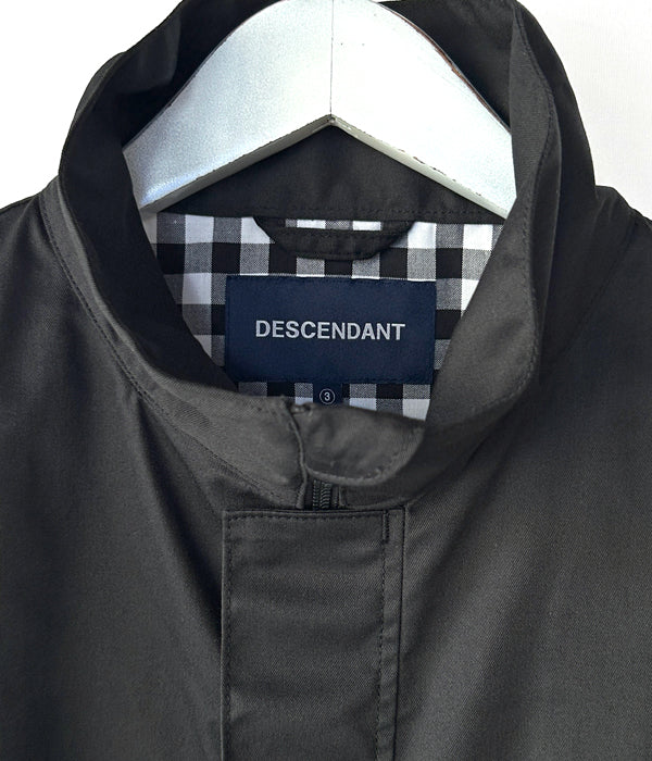 DESCENDANT/SKIPPER TWILL JACKET (BLACK)
