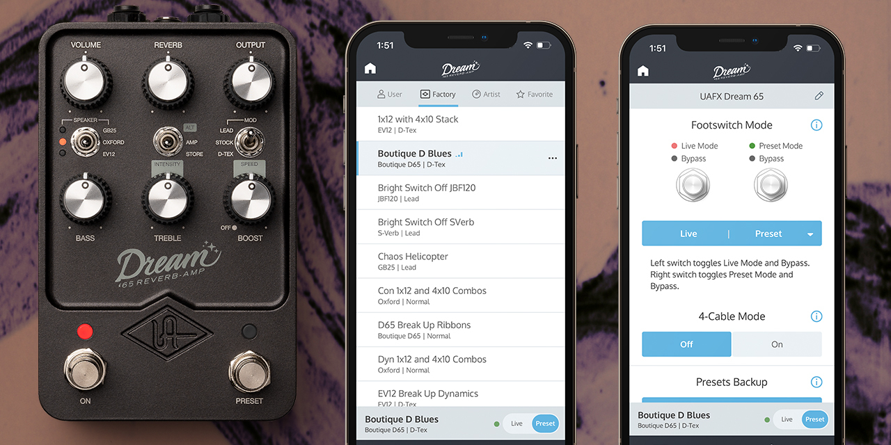 Universal Audio UAFX Dream '65 Reverb Amplifier