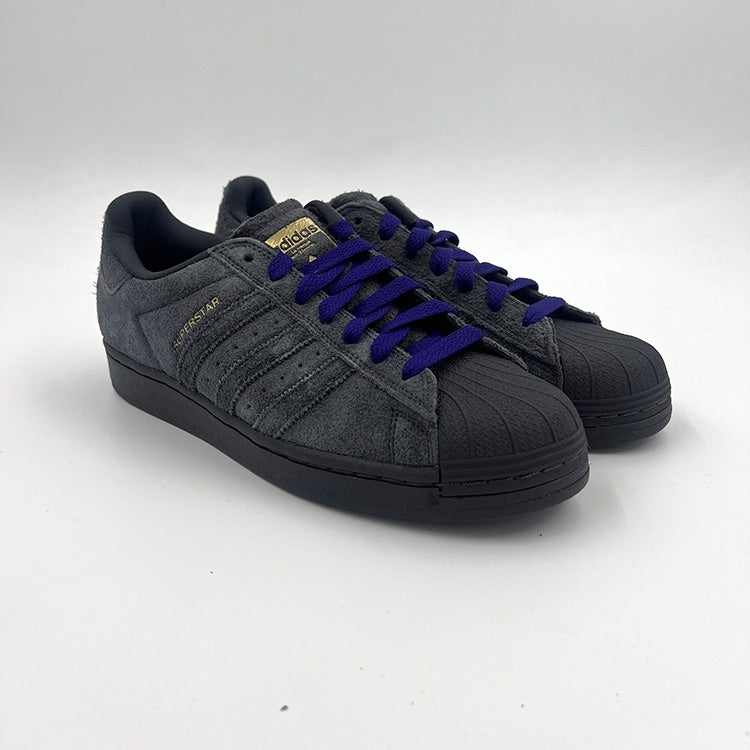 Adidas SuperStar ADV (Carbon/Carbon/Purple) – Theory Skate Shop