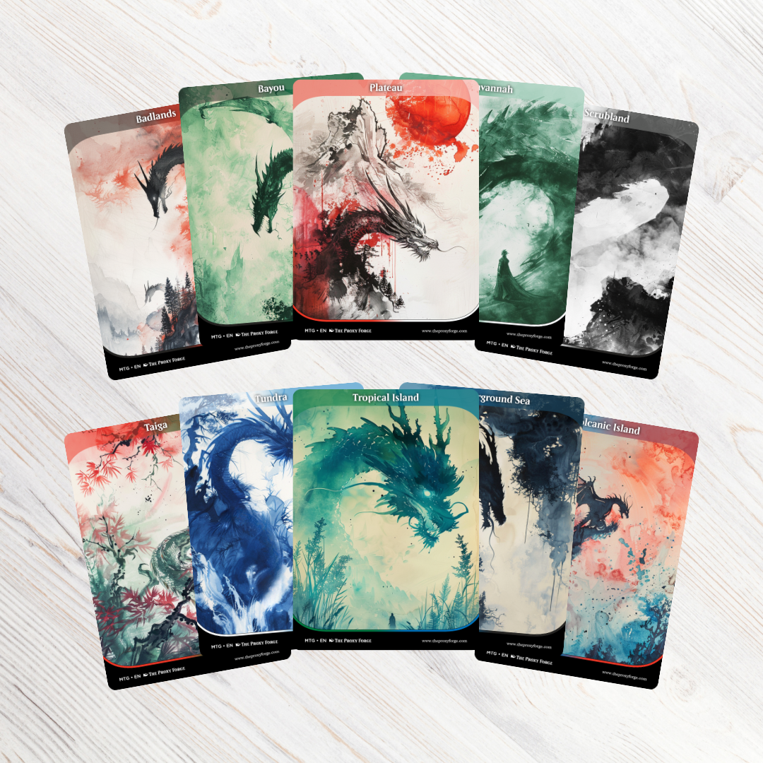 MTG Proxy Original Dual Lands Pack: Dragons - The Proxy Forge