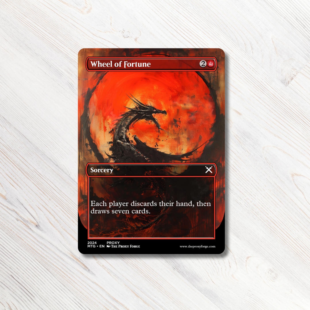Wheel of Fortune MTG Proxy (90's Fantasy)