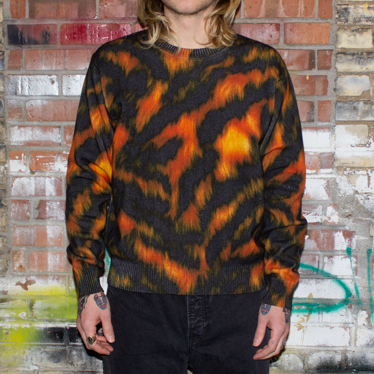 Printed Fur Sweater – Premier