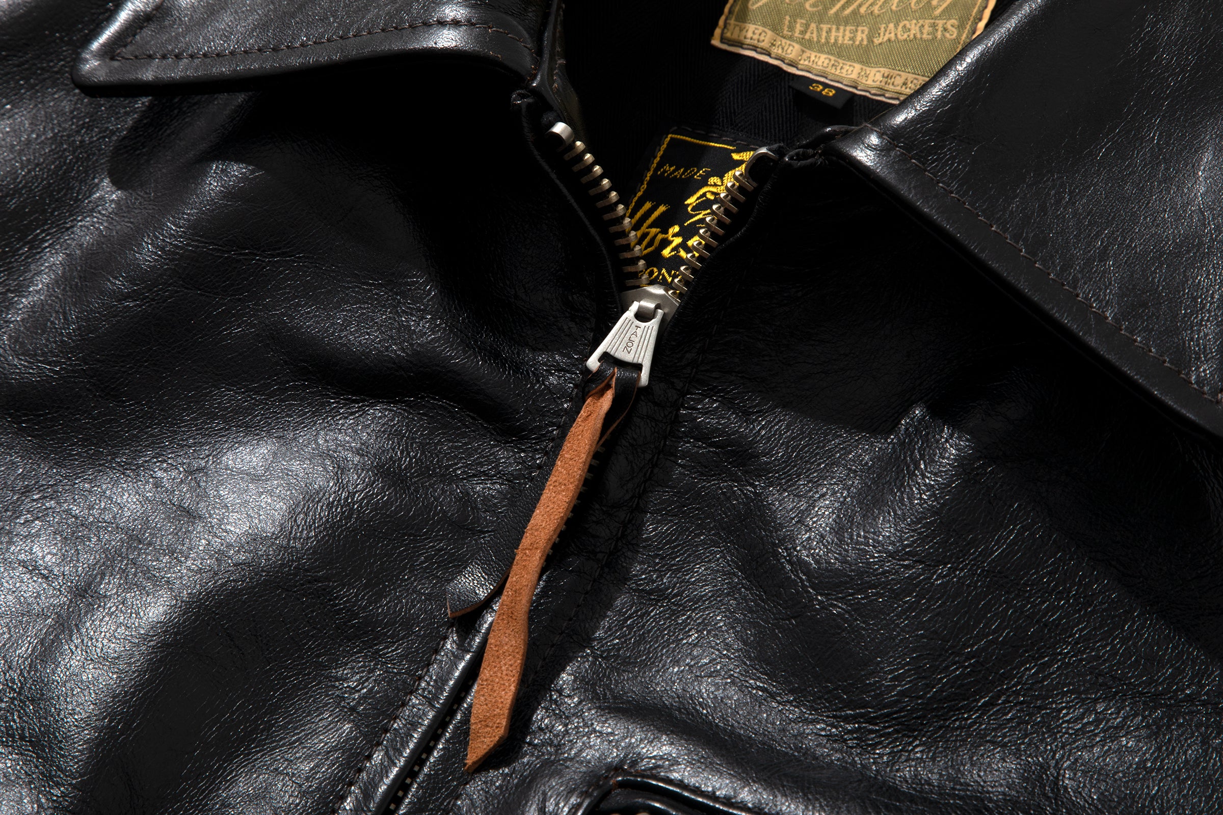 30s LEATHER SPORTS JACKET / NELSON – The Real McCoy's