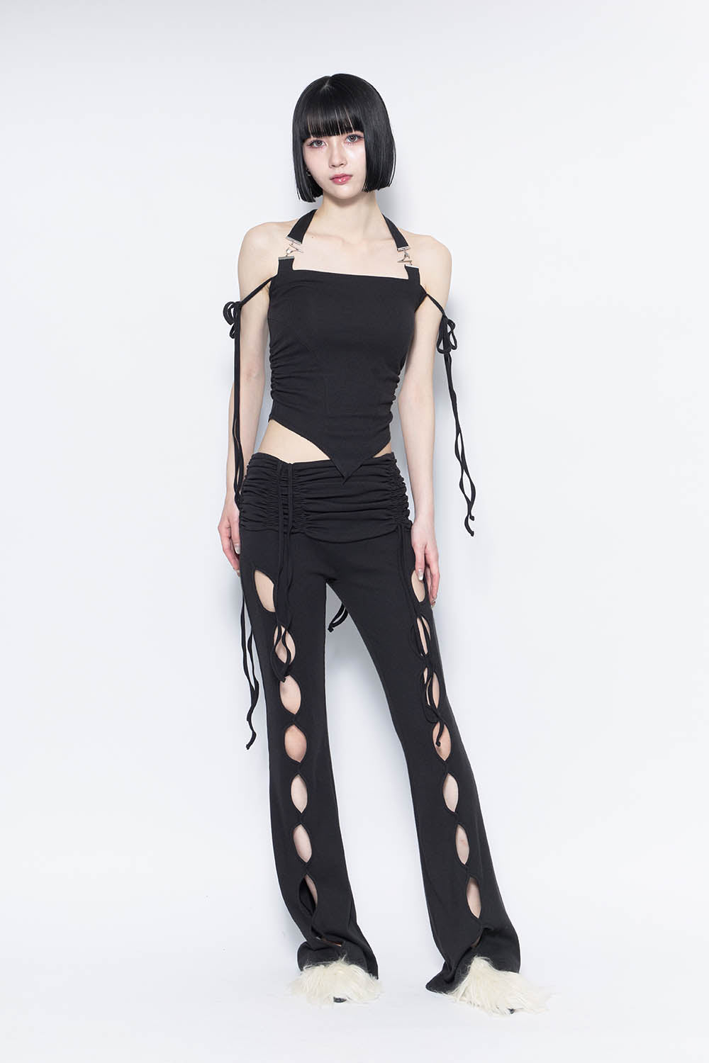 THEREDTHREAD / ザレッドスレッド】S cutting fit pants