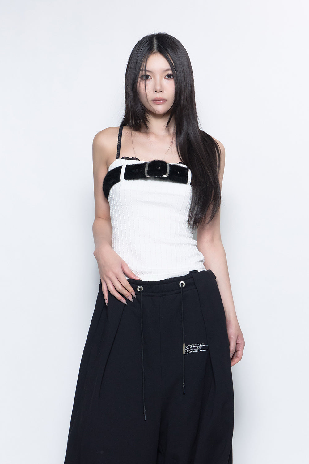THEREDTHREAD / ザレッドスレッド】S bold belt tops