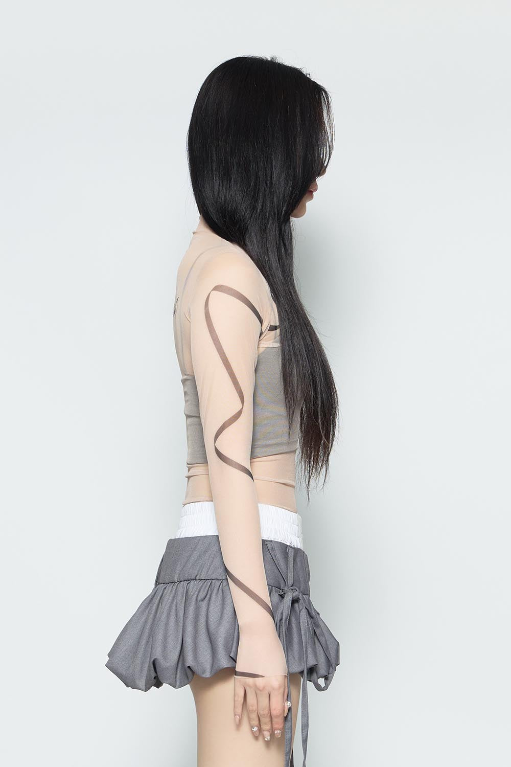 THEREDTHREAD / ザレッドスレッド】S ribbon tops tattoo