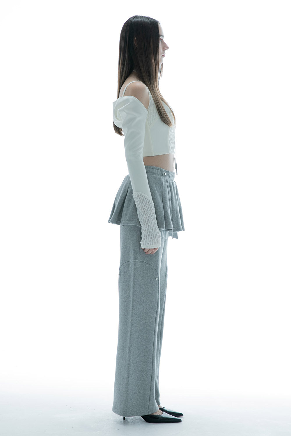 THEREDTHREAD / ザレッドスレッド】S classic skirt pants sweat