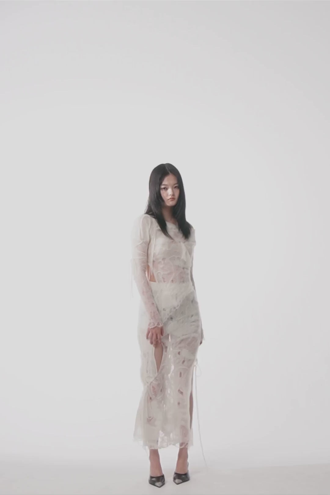 THEREDTHREAD / ザレッドスレッド】S knit fit skirt cocoon