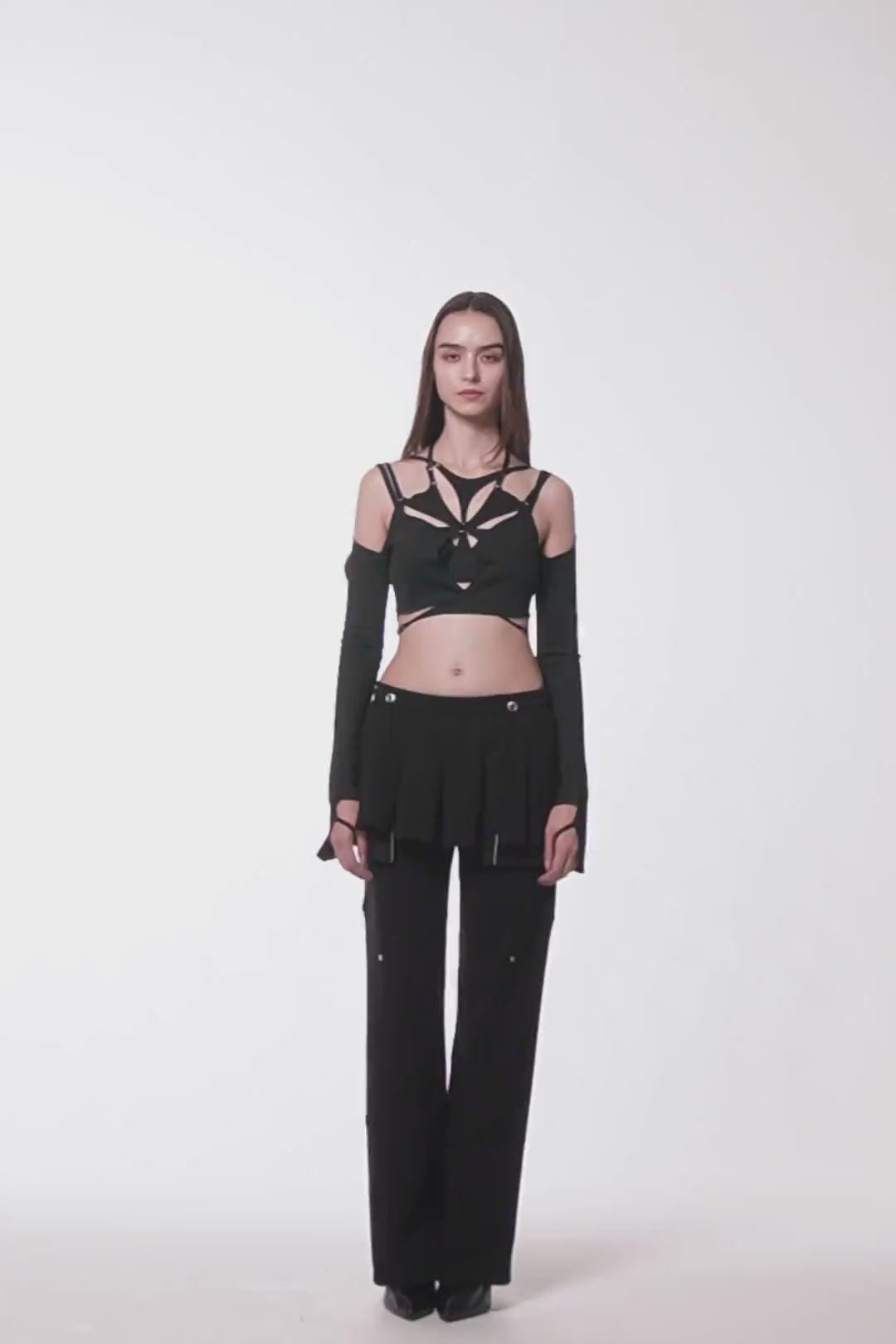 THEREDTHREAD / ザレッドスレッド】S slit fit tops petal