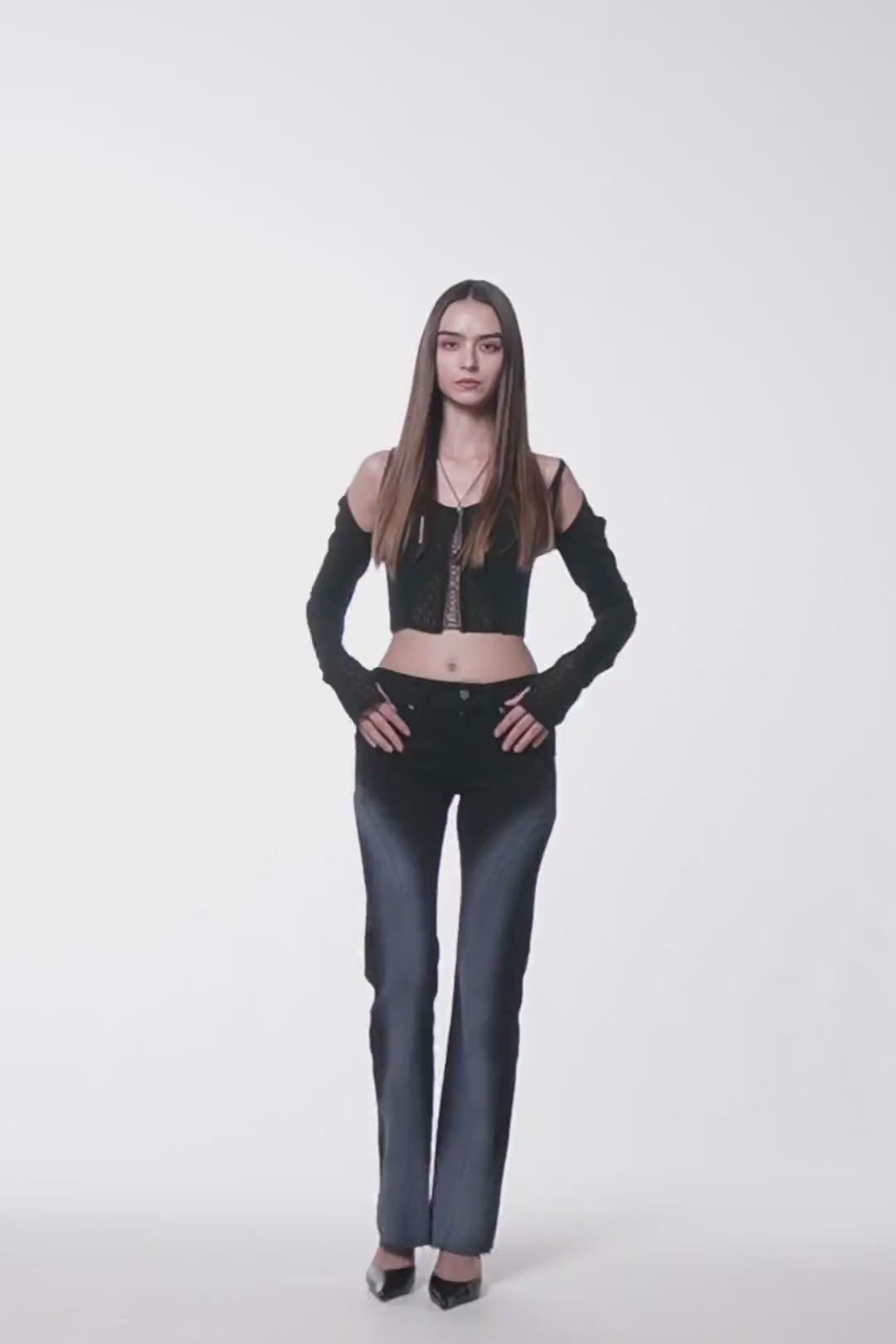 THEREDTHREAD / ザレッドスレッド】S bootcut pants gradation