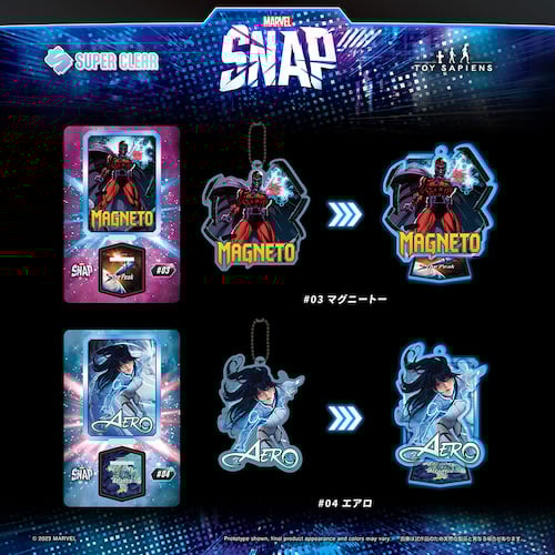 マーベル・スナップ」がアクスタ化 ─ アクリルカード、アクリル