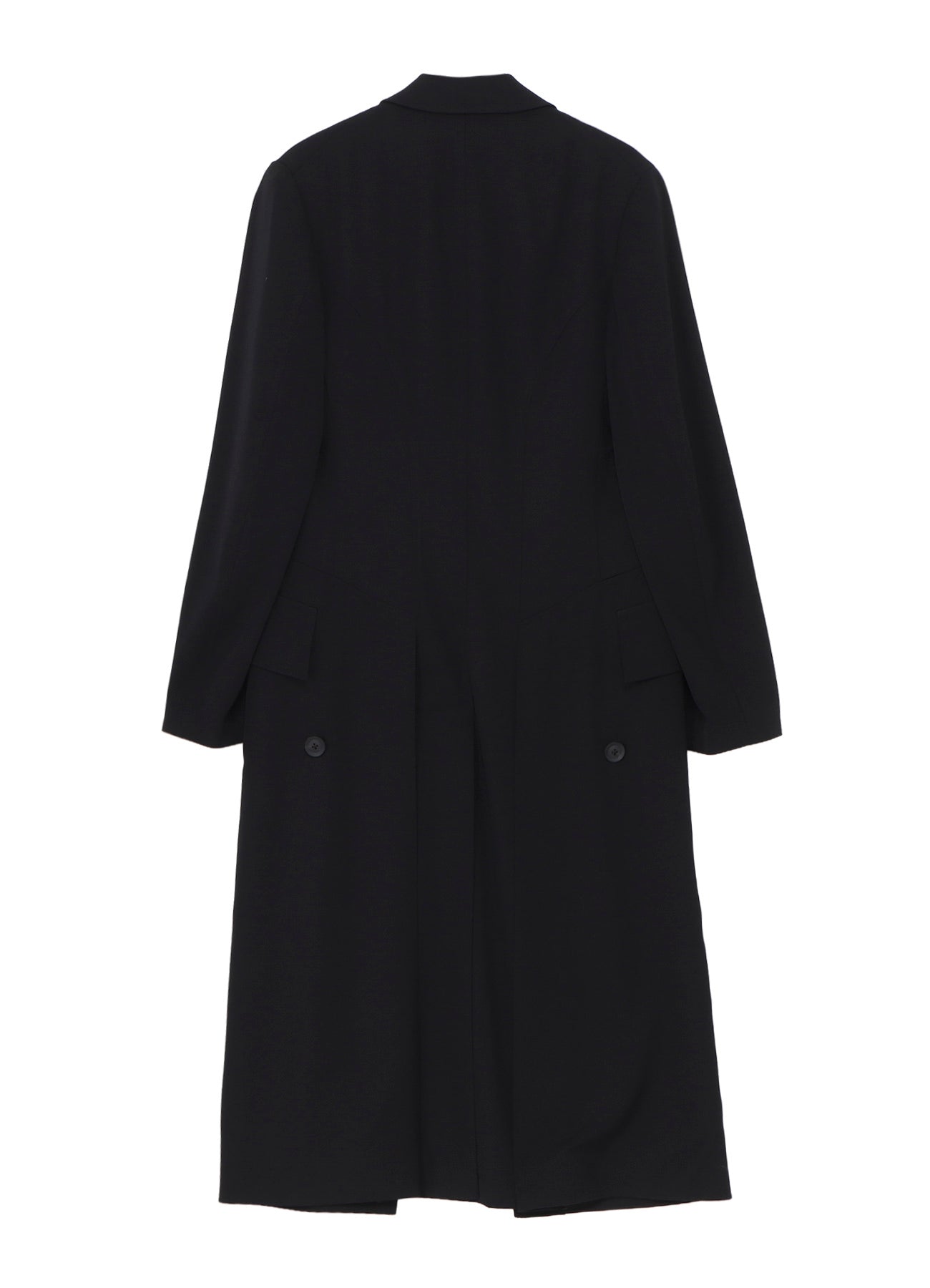 WOOL GABARDINE NAPOLEON LONG JACKET – THE SHOP YOHJI YAMAMOTO