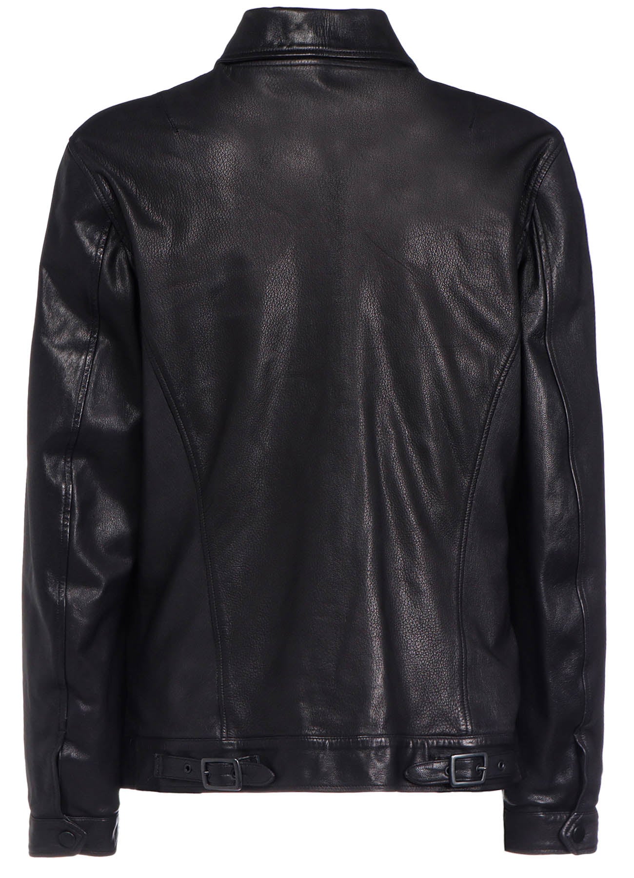 BACKLASH GOAT LEATHER COLLEGE JACKET – THE SHOP YOHJI YAMAMOTO