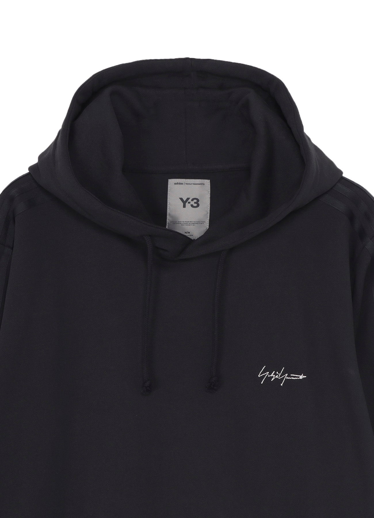 Y-3 KURO 3STRIPES HOODIE – THE SHOP YOHJI YAMAMOTO
