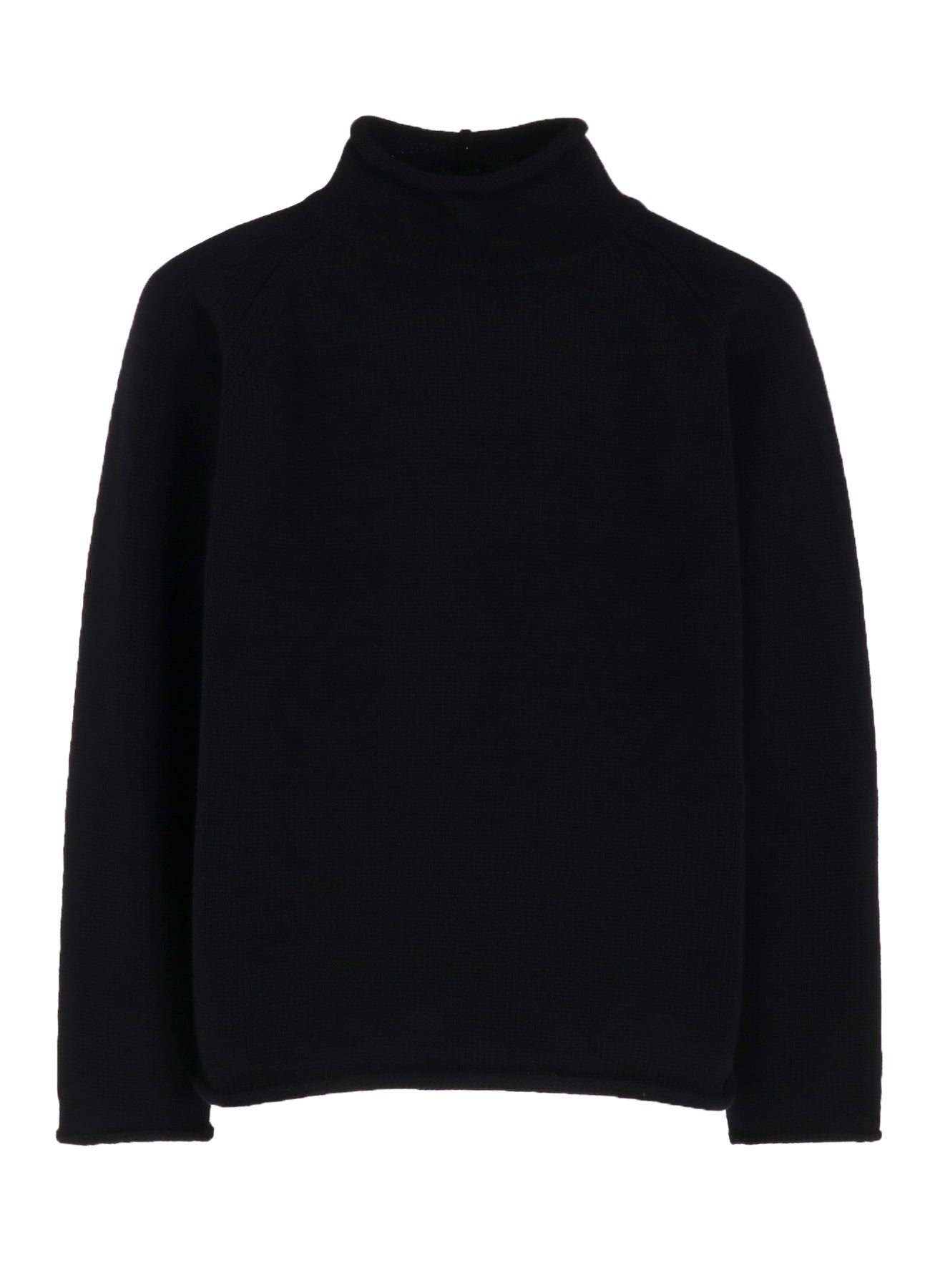 Y's for men × MASSES】WOOL SINGLE STITCH MOCK NECK PULLOVER – THE