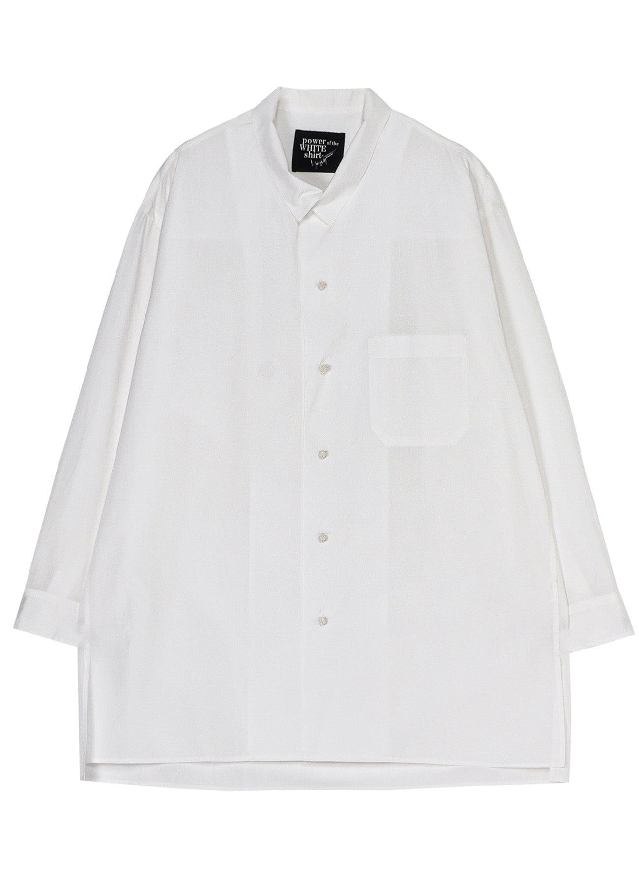 P・100/2 BROAD KNOT BUTTONS OPEN COLLAR SHIRT – THE SHOP YOHJI