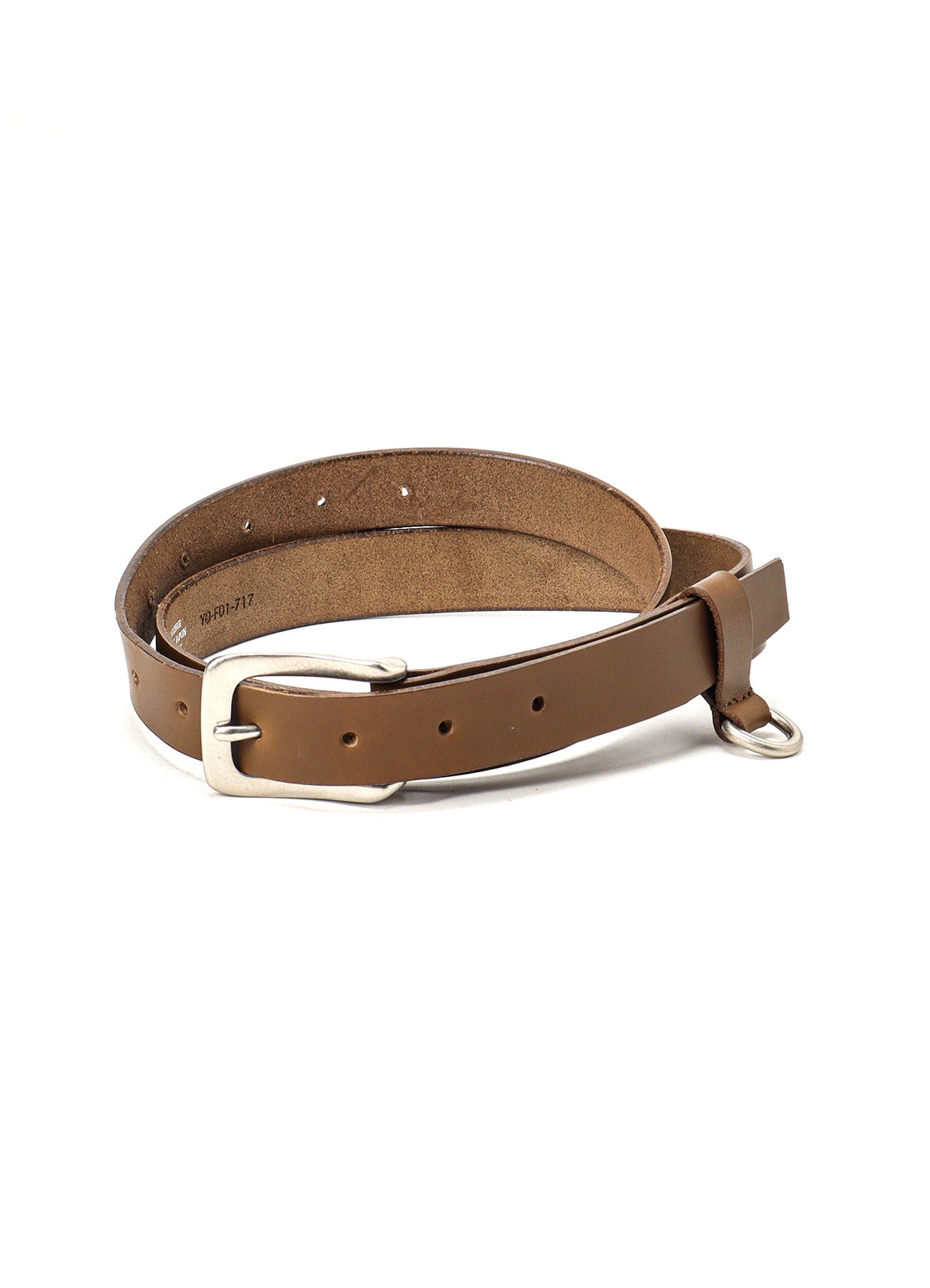 SEMI-GLOSS LEATHER 25MM BELT – THE SHOP YOHJI YAMAMOTO