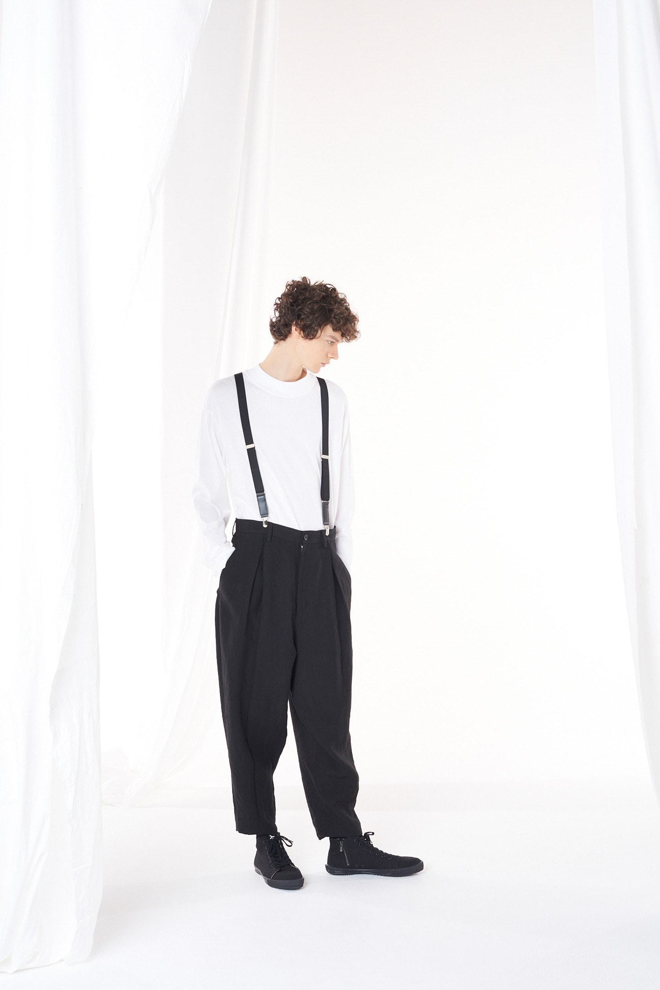 Ground Y SUSPENDERS(FREE SIZE Black): Ground Y｜THE SHOP YOHJI
