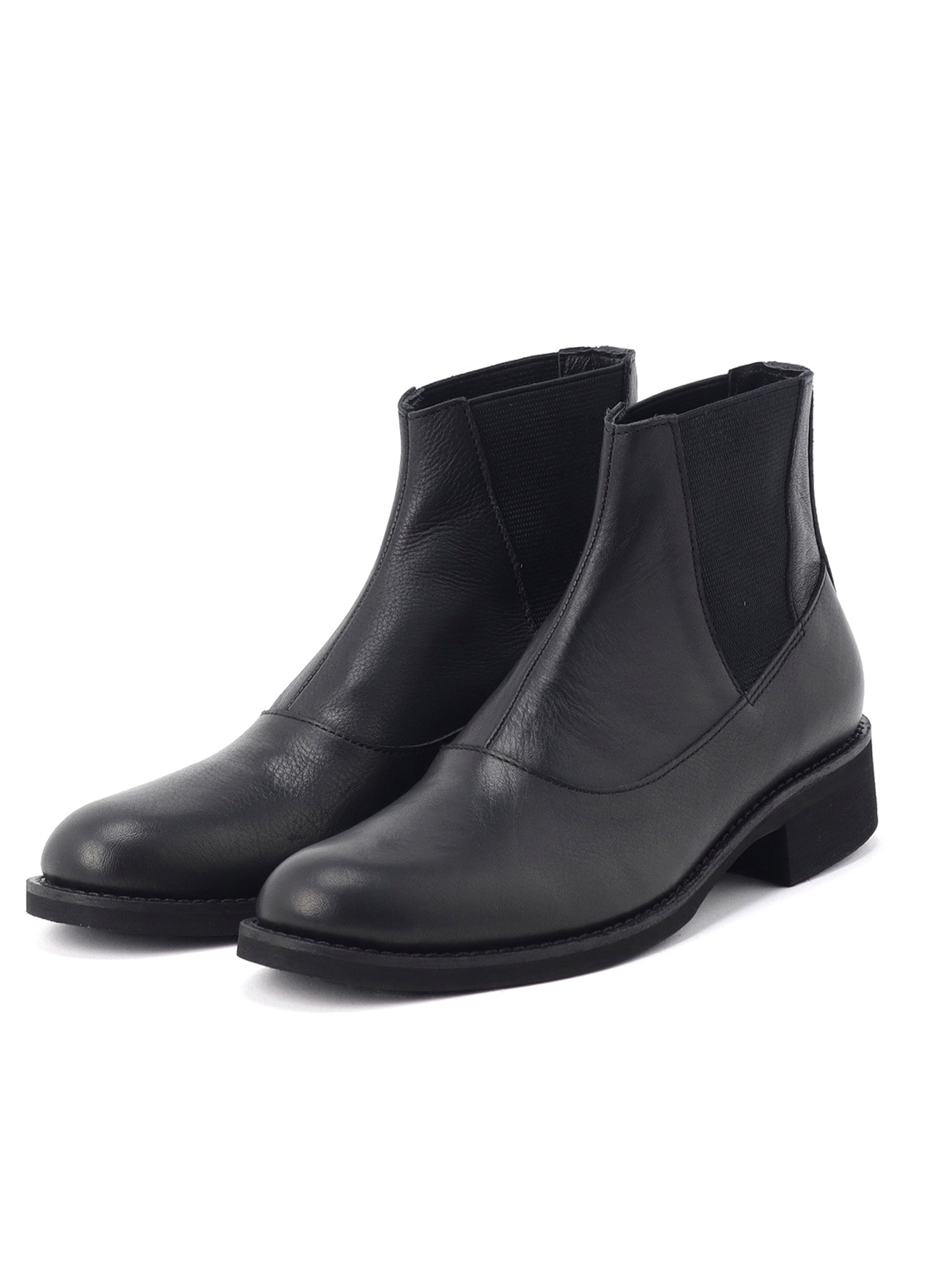 SMOOTH LEATHER SIDE GORE BOOTS(23 Black): Yohji Yamamoto｜THE SHOP