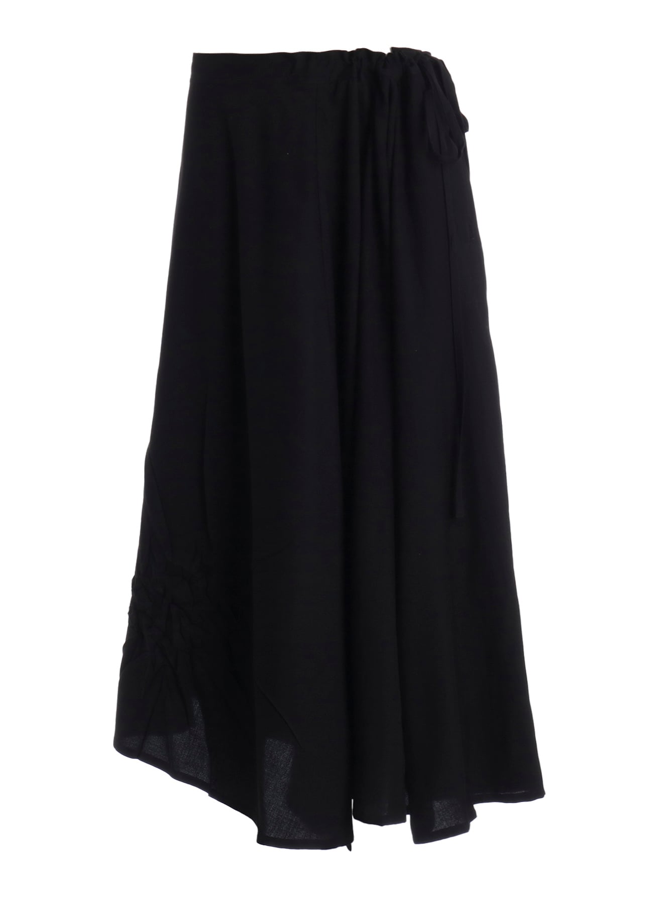 Ry/C SERGE L GATHERED FLARE PANTS(XS Black): Yohji Yamamoto｜THE