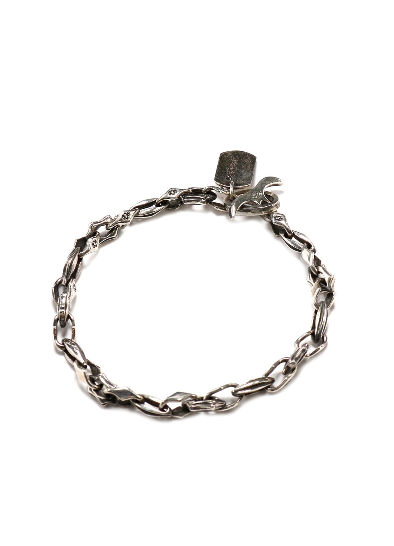 SILVER 950 GOTHIC CHAIN BRACELET(FREE SIZE Silver): GOTHIC YOHJI
