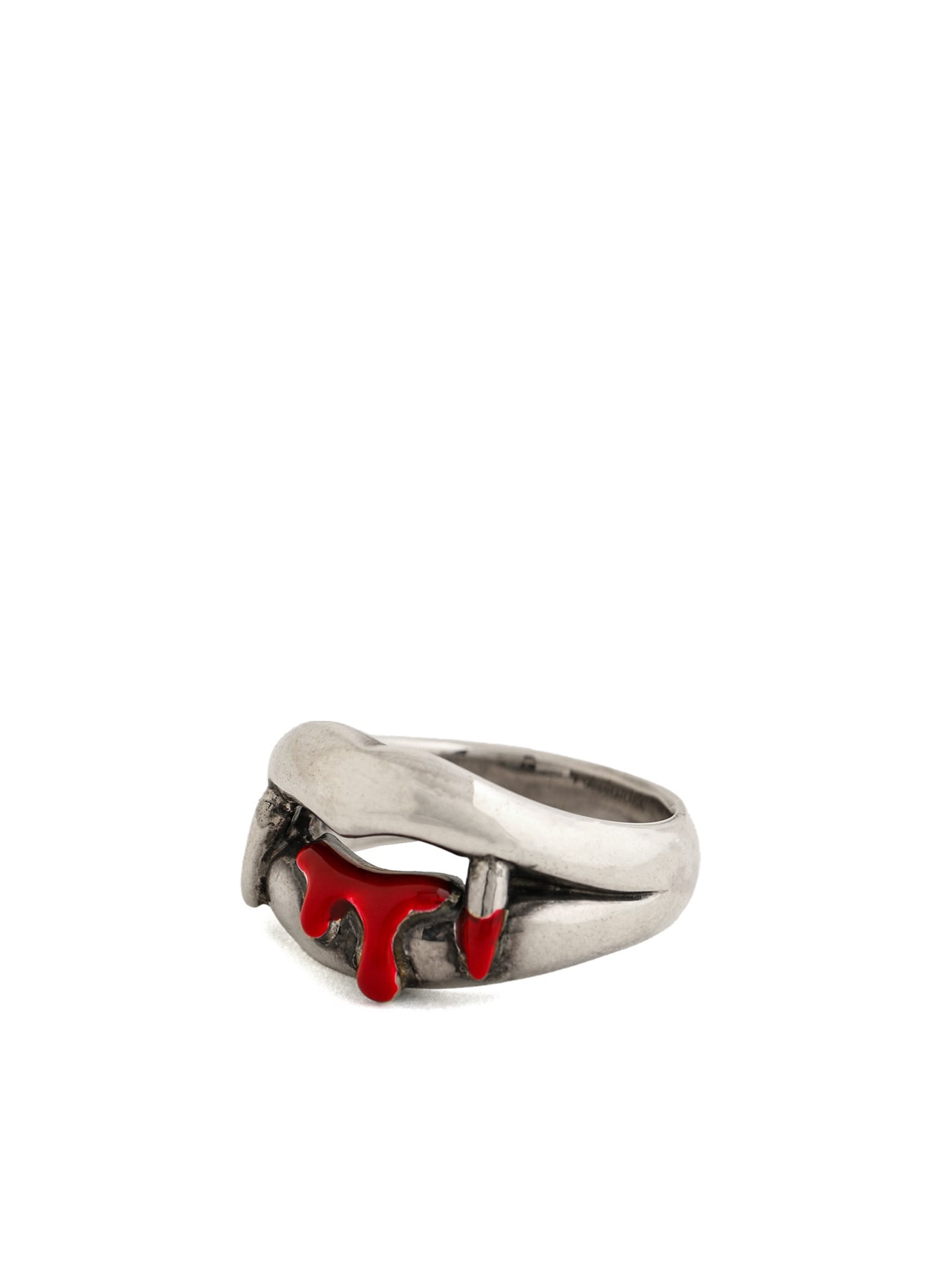 SILVER950 BLOOD RED RING(11号 Silver): GOTHIC YOHJI YAMAMOTO｜THE