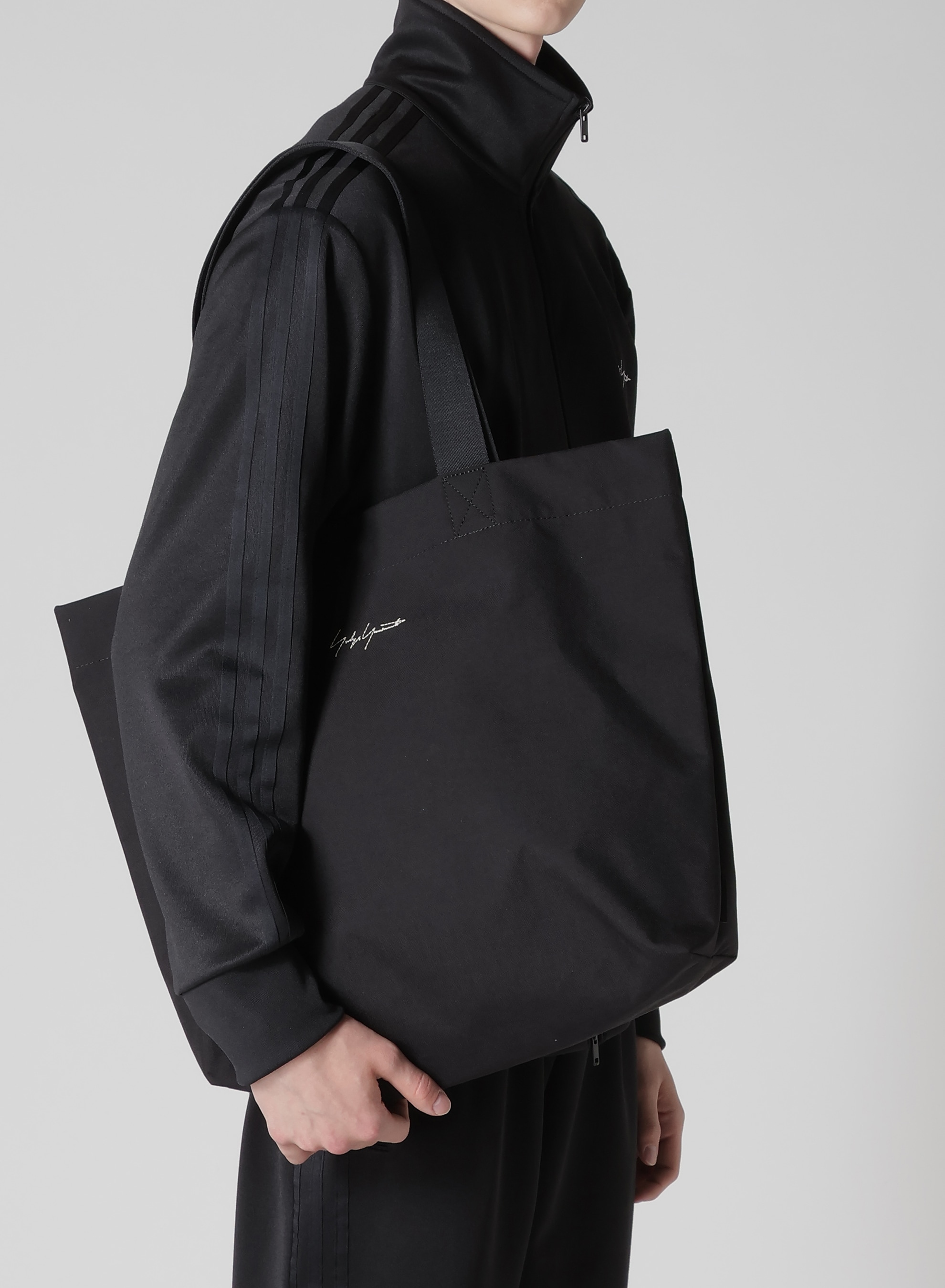 Y-3 KURO CANVAS TOTE BAG(FREE SIZE Black): Yohji Yamamoto POUR
