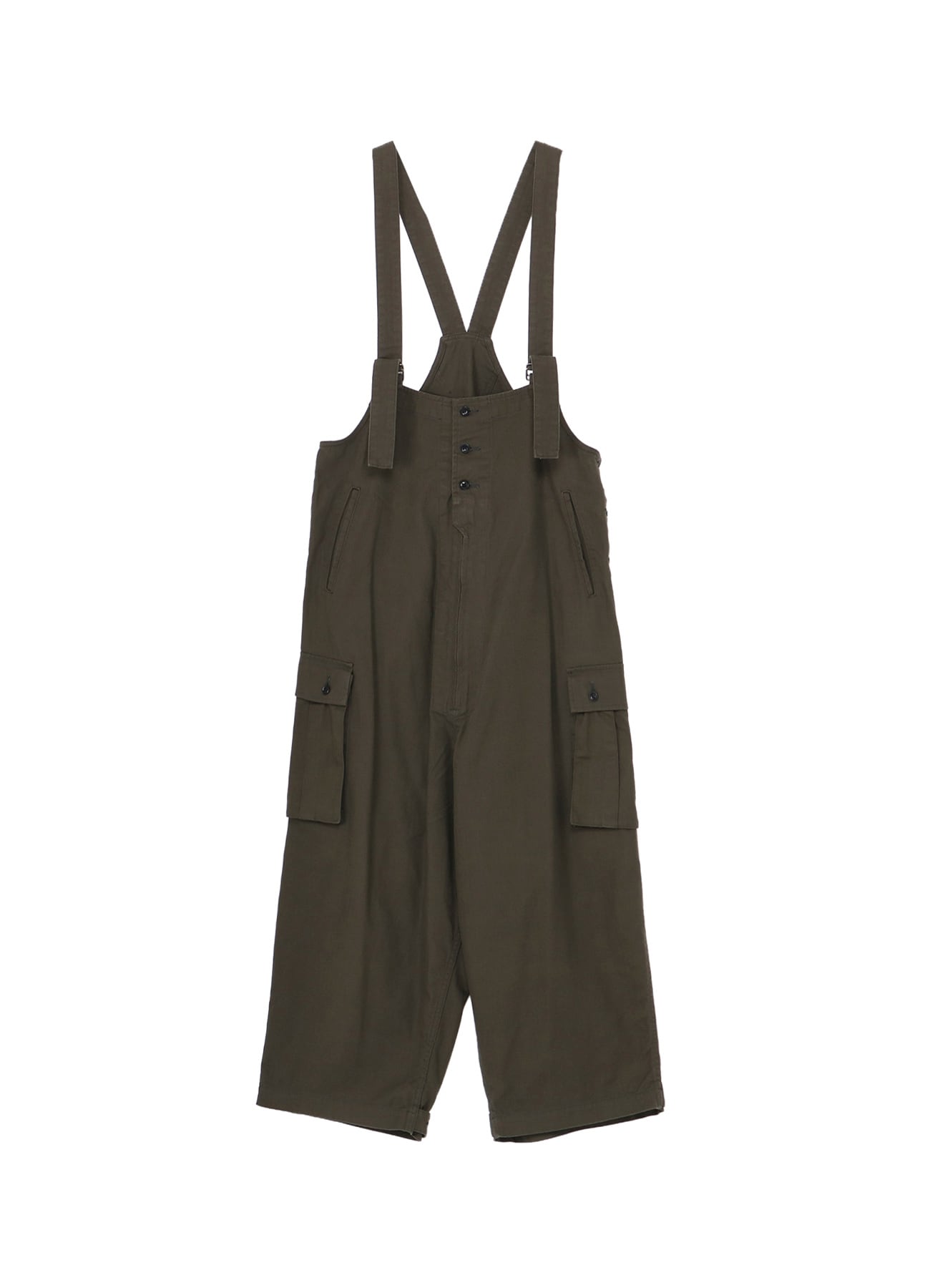 BLACK SCANDAL HERRINGBONE WORK OVERALLS(XS Black): Yohji Yamamoto
