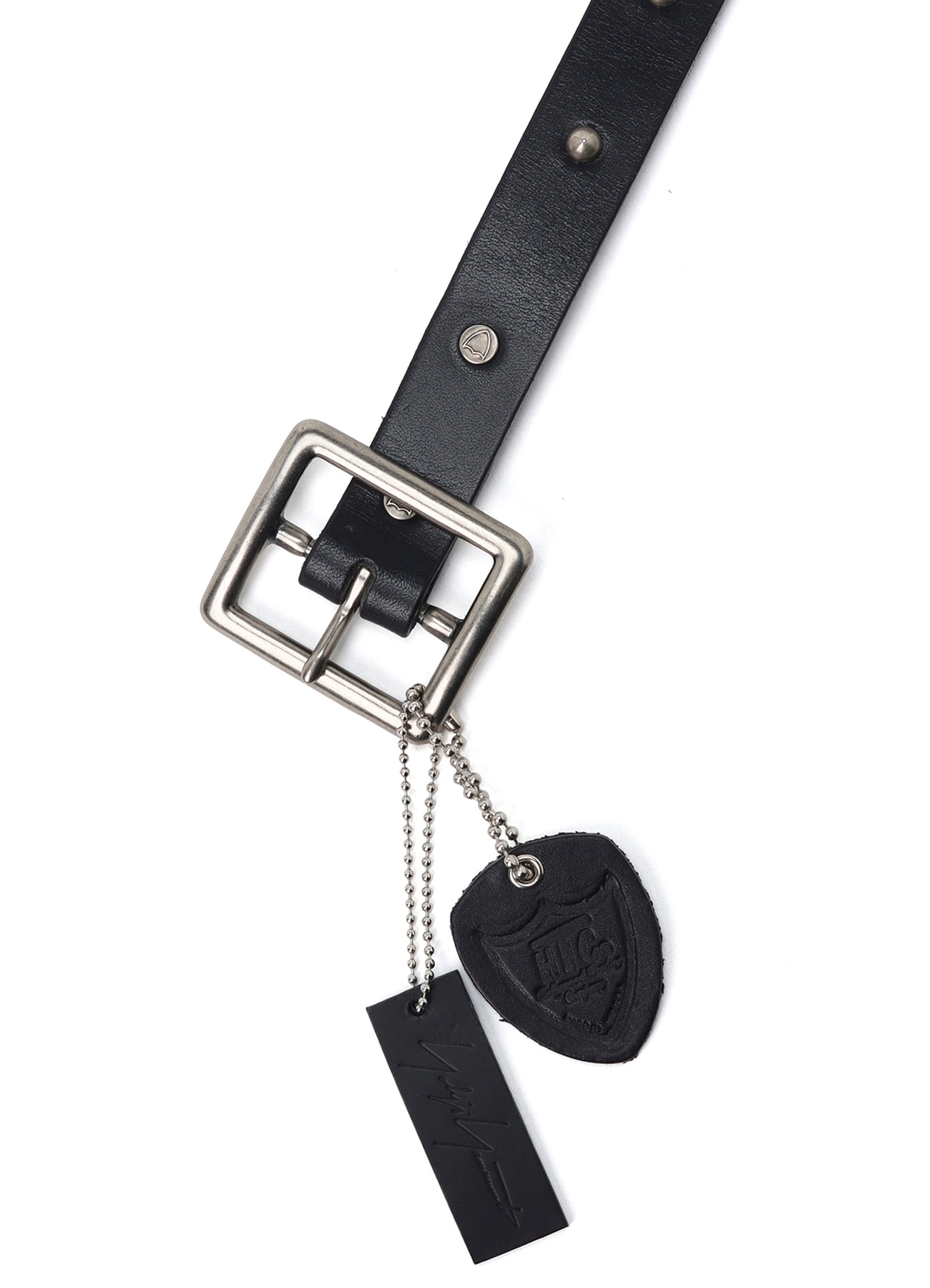 Yohji Yamamoto × HTC STUDS BELT B(M Black): Yohji Yamamoto POUR