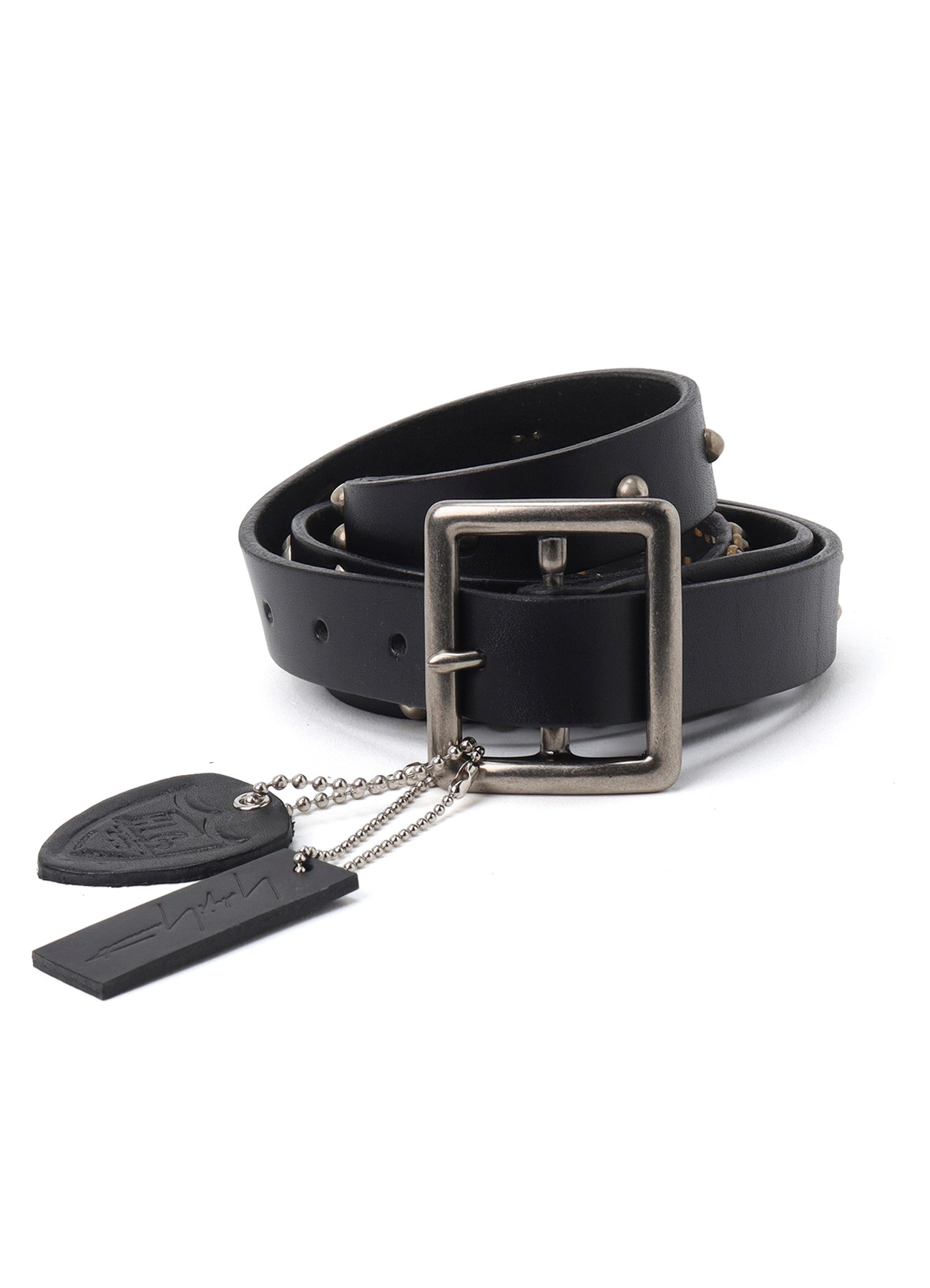 Yohji Yamamoto × HTC STUDS BELT B(M Black): Yohji Yamamoto POUR