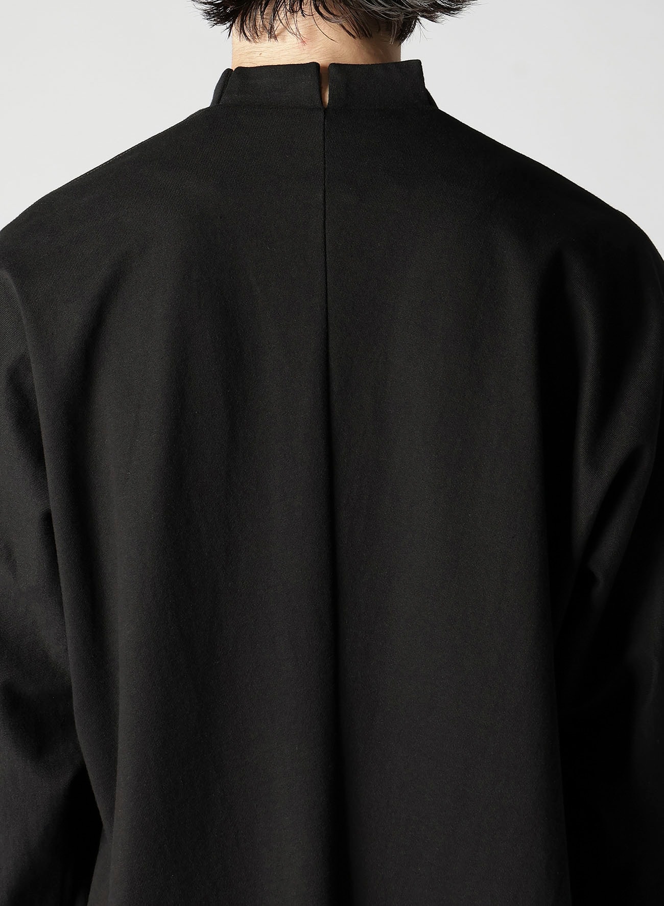 30/3 TIGHT TENSION SINGLE JERSEY ZIPPER OPEN LONG BLOUSON(FREE