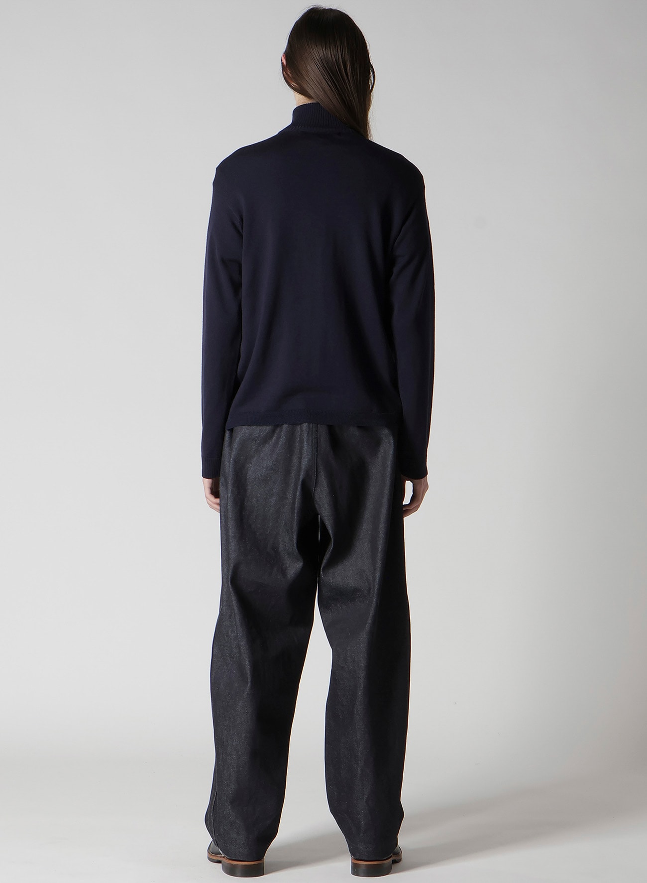 12G1P PLAIN STITCH DRIVERS KNIT(FREE SIZE Navy): Vintage｜Special