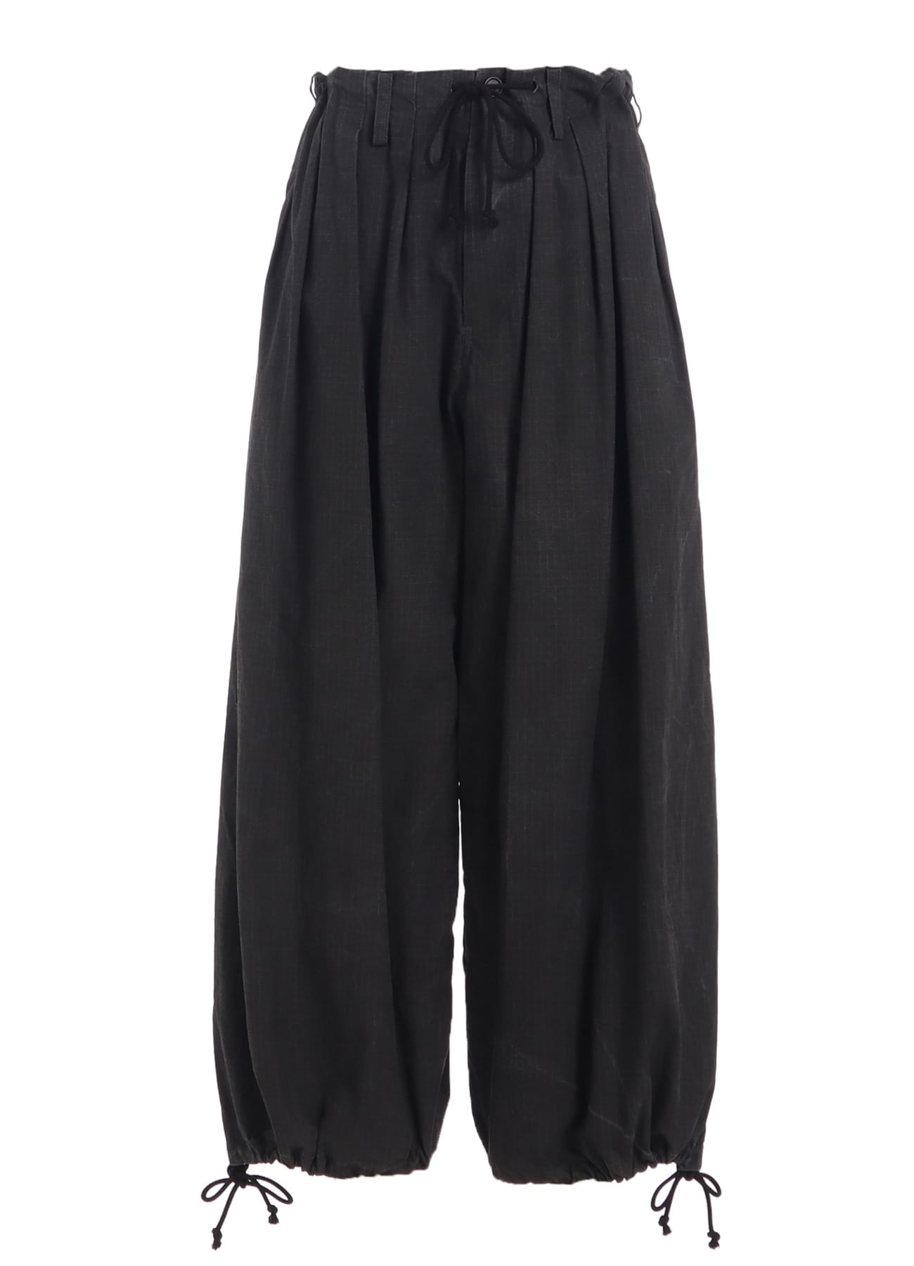PIGMENT PRINT RIPSTOP BALLON PANTS(S Black): S'YTE｜THE SHOP YOHJI