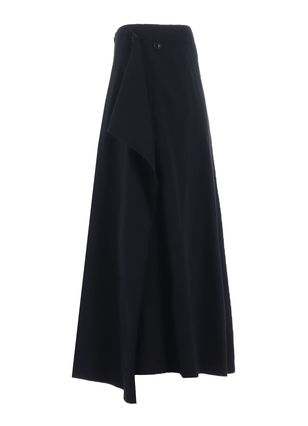 CLASSIC JERSEY TYROLEAN EMBROIDERY WRAP SKIRT(S Black): S'YTE｜THE