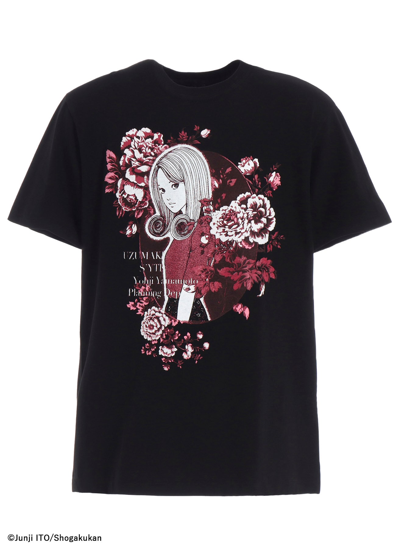 S'YTE × Junji ITO -UZUMAKI- FLOWER AND KIRIE GRAPHIC T-SHIRT(S