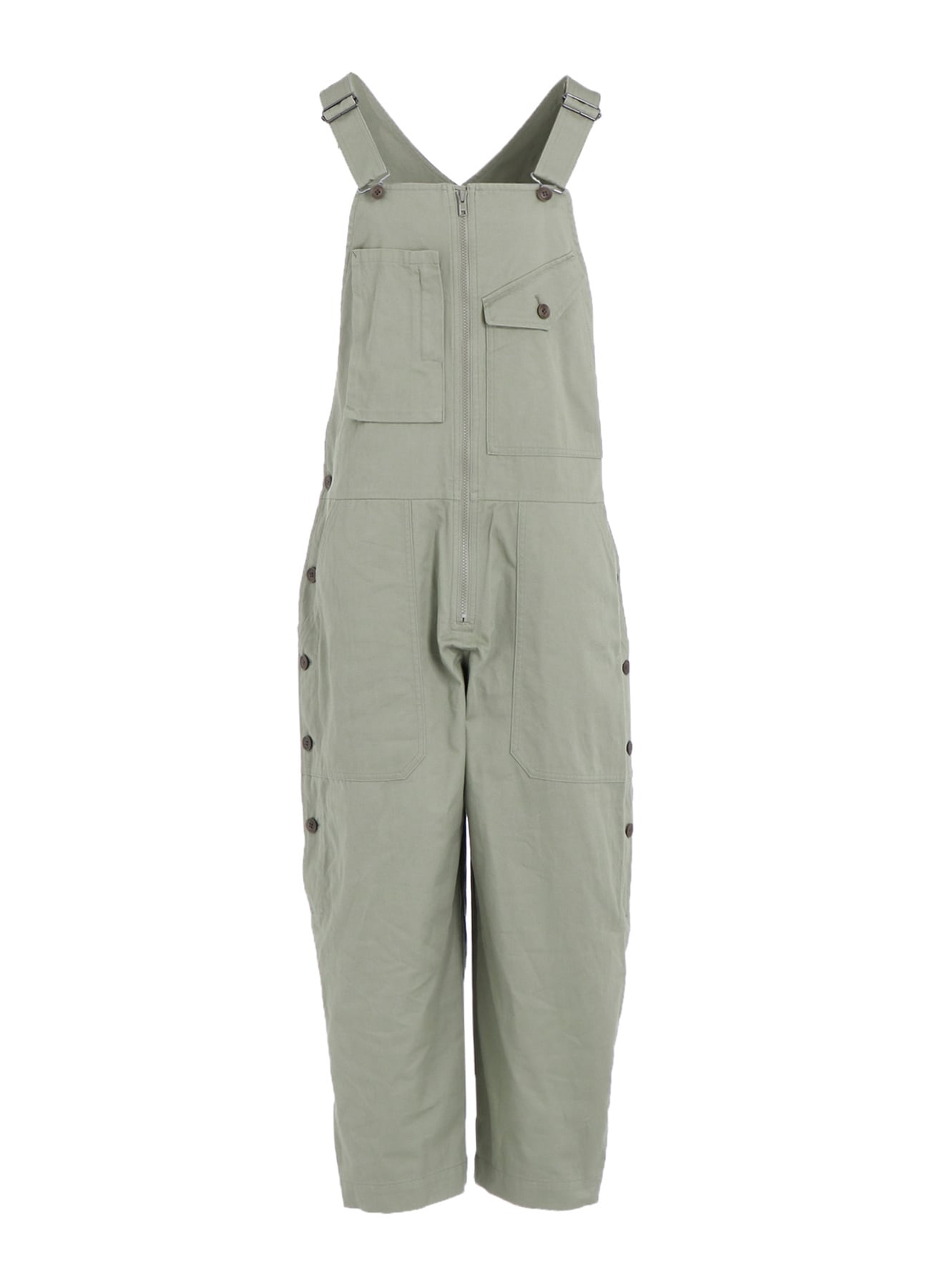 Y's BORN PRODUCT] COTTON TWILL OVERALL(XS Khaki): Y's｜THE SHOP