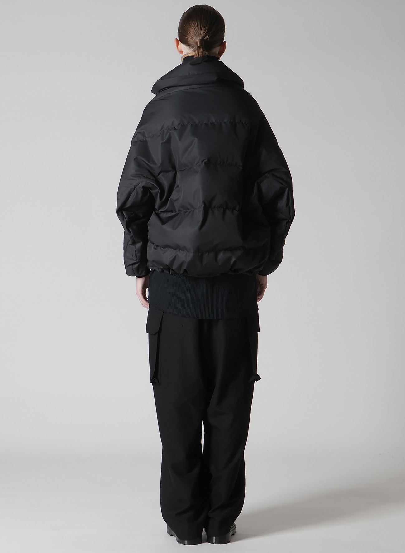 DOWN SHORT JACKET(S Black): Y's｜THE SHOP YOHJI YAMAMOTO