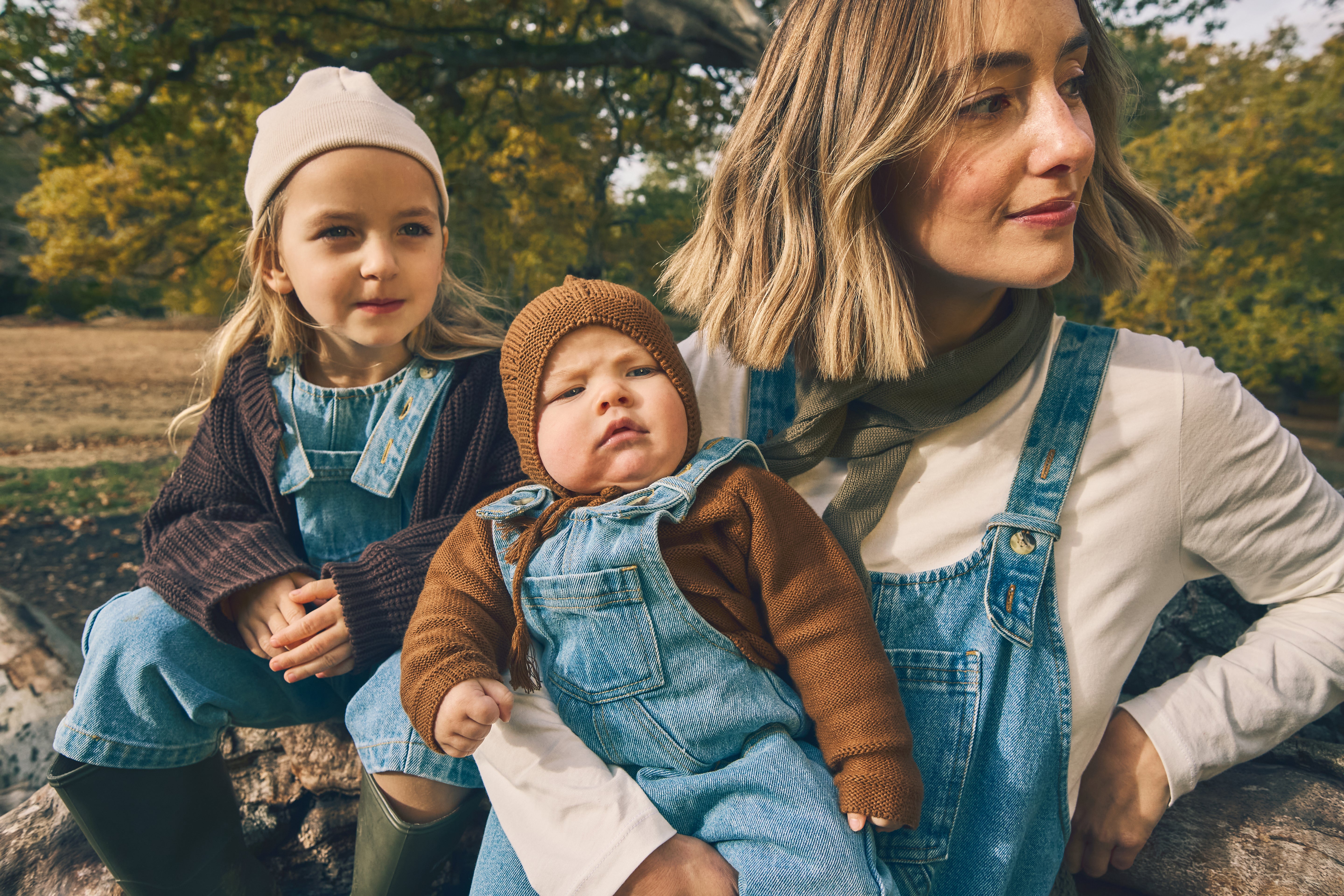 The Oversized Denim Dungaree | Organic Kids Overalls | The Simple Folk