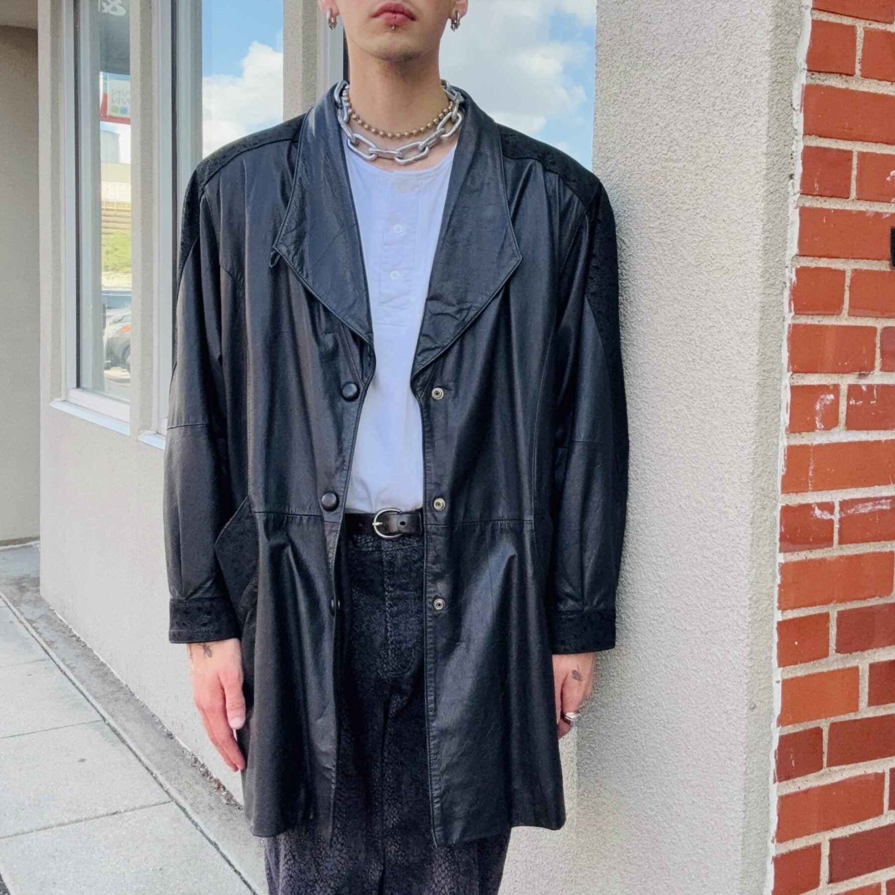 1980s leather/suede jacket – The Slow Era