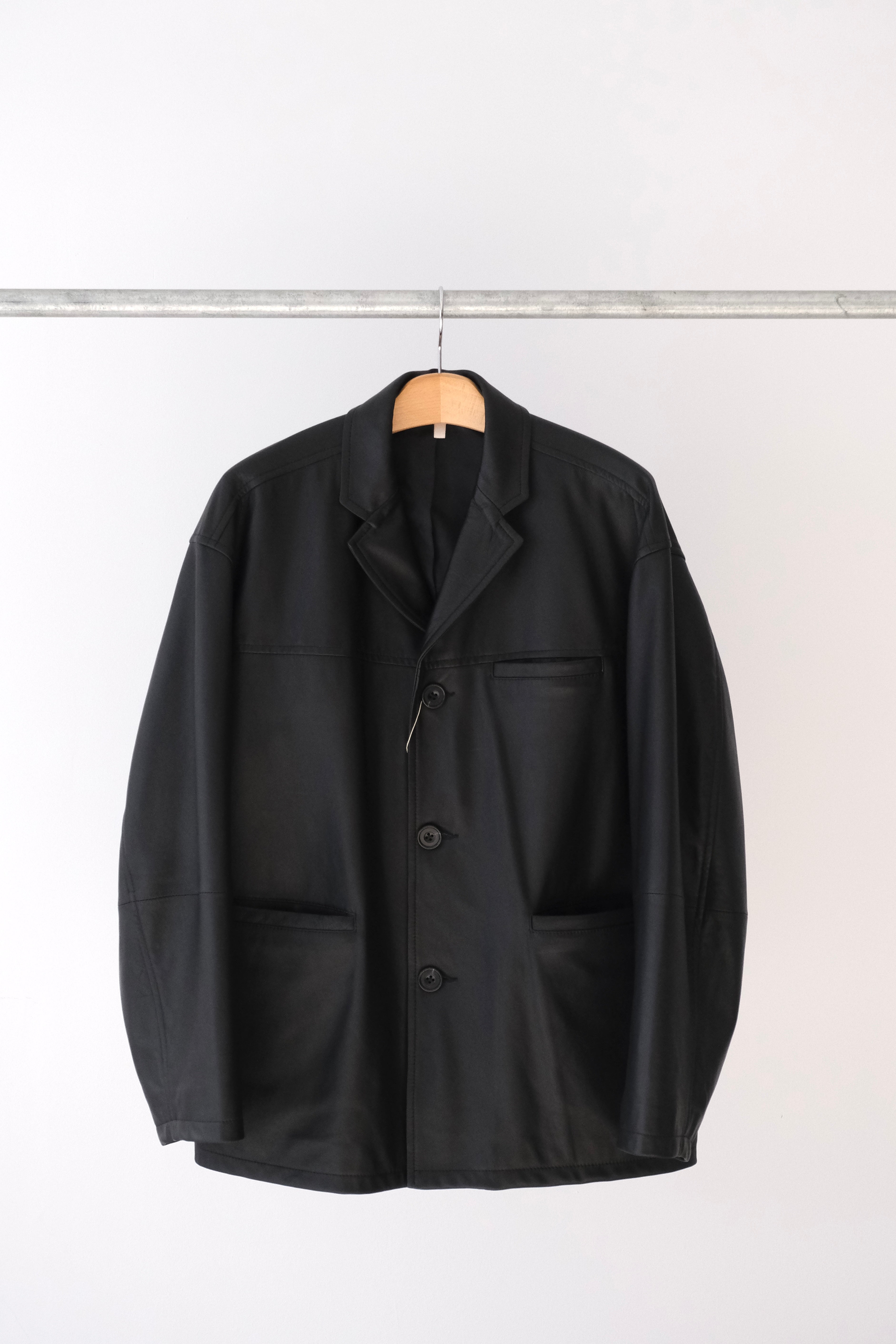 BOX TAILORED JACKET -SHEEP SKIN- – THINGS
