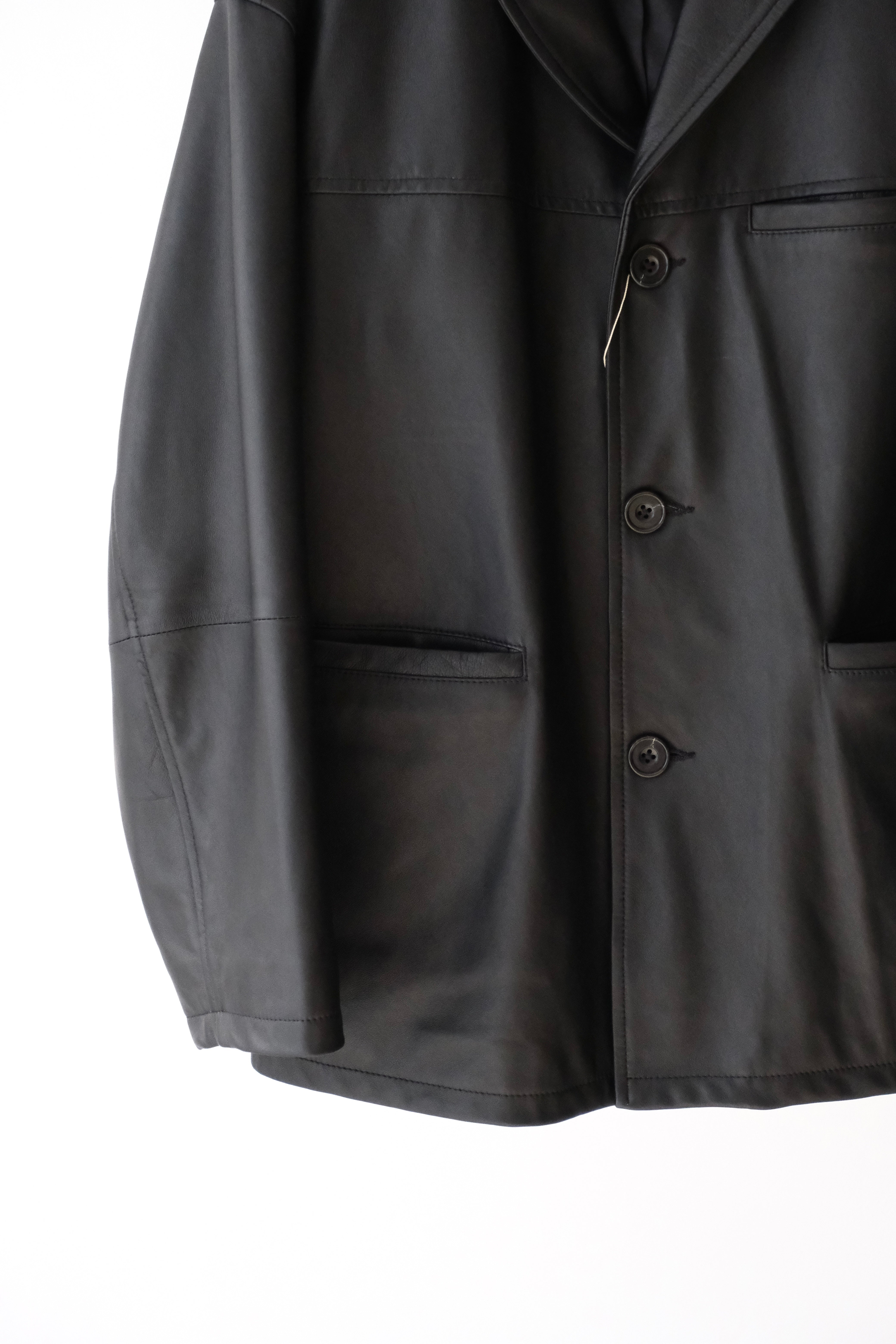 BOX TAILORED JACKET -SHEEP SKIN- – THINGS