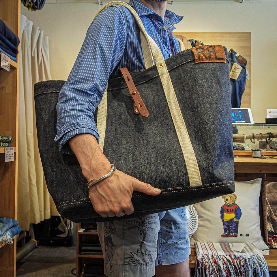 RRL/DENIM TOTE BAG/39,600 - thing sting