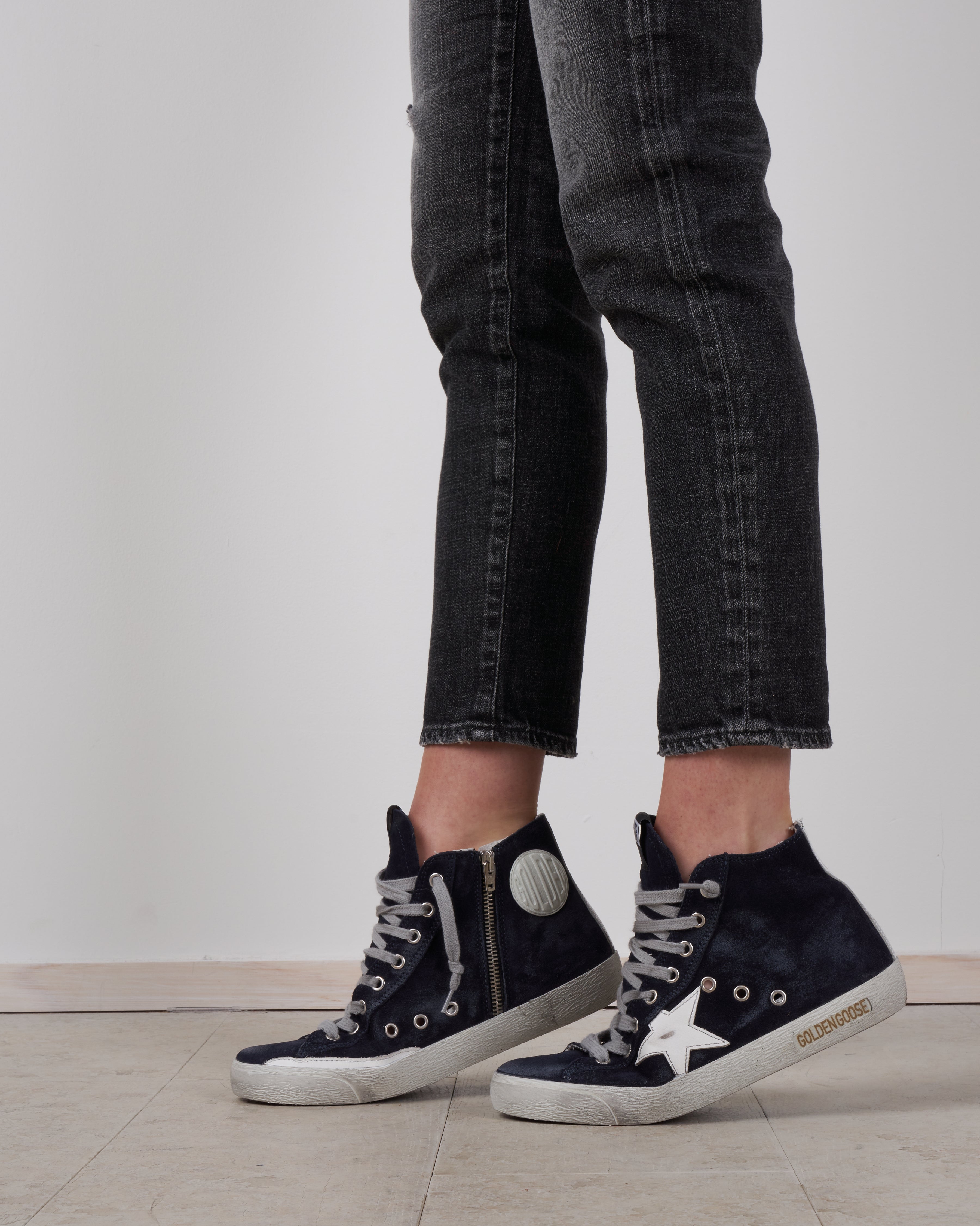 francy sneaker - night blue/white