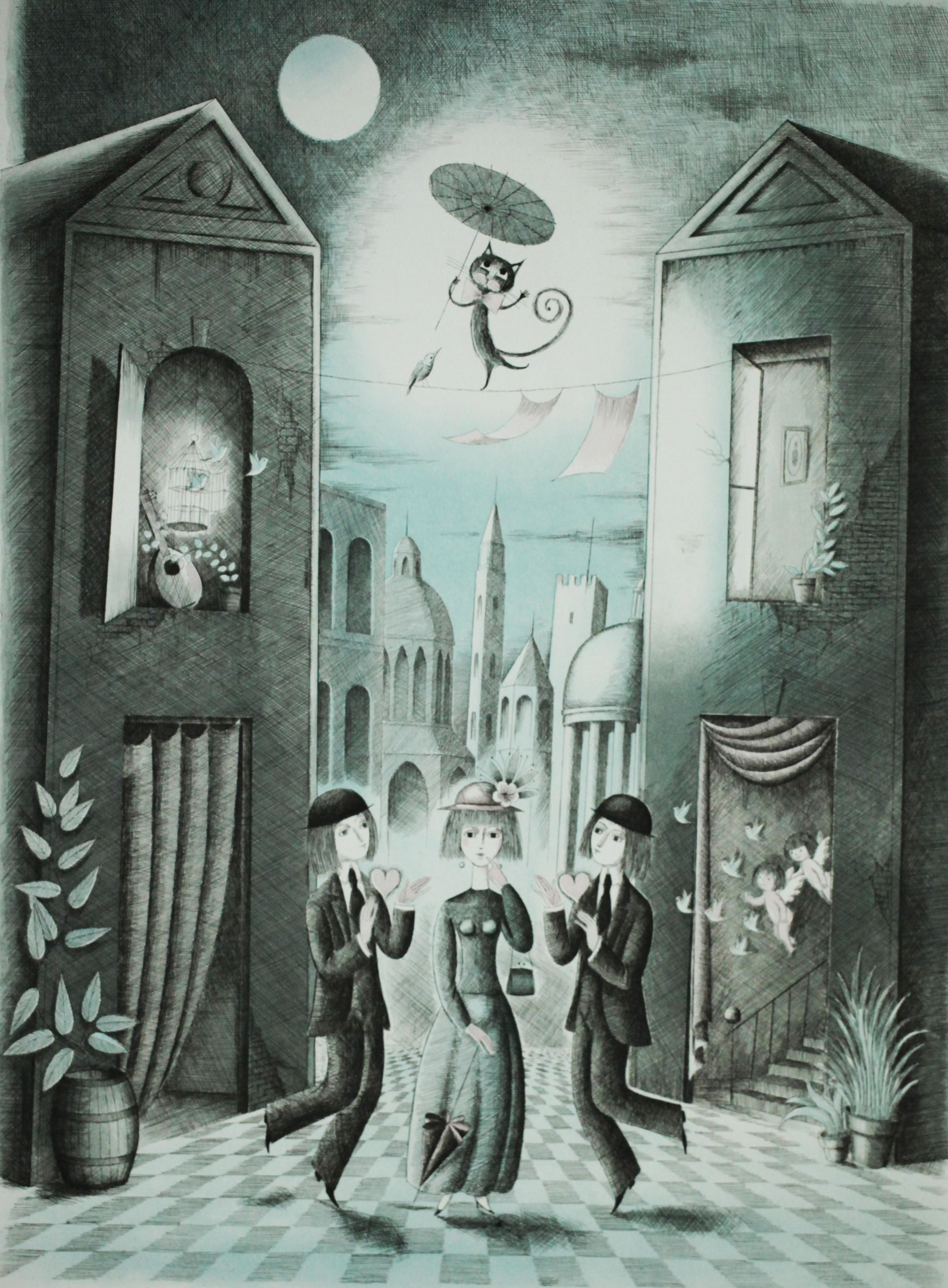 レイモン・ペイネ ふたご座 | ギャルリー亜出果 ｜インテリア絵画