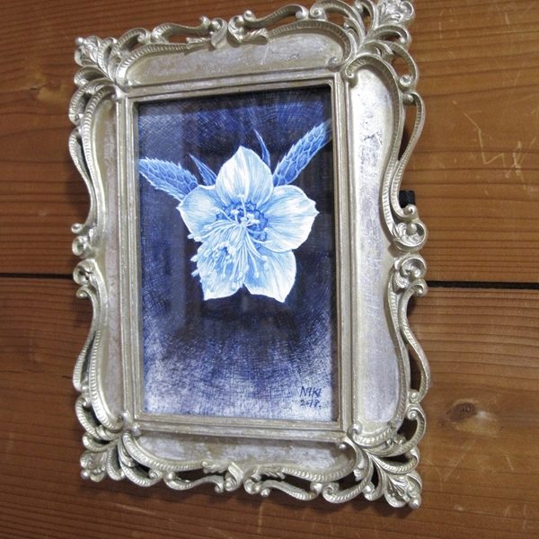 みくらのはな 17（額入り） | 安藤ニキ ｜インテリア絵画 アートの専門